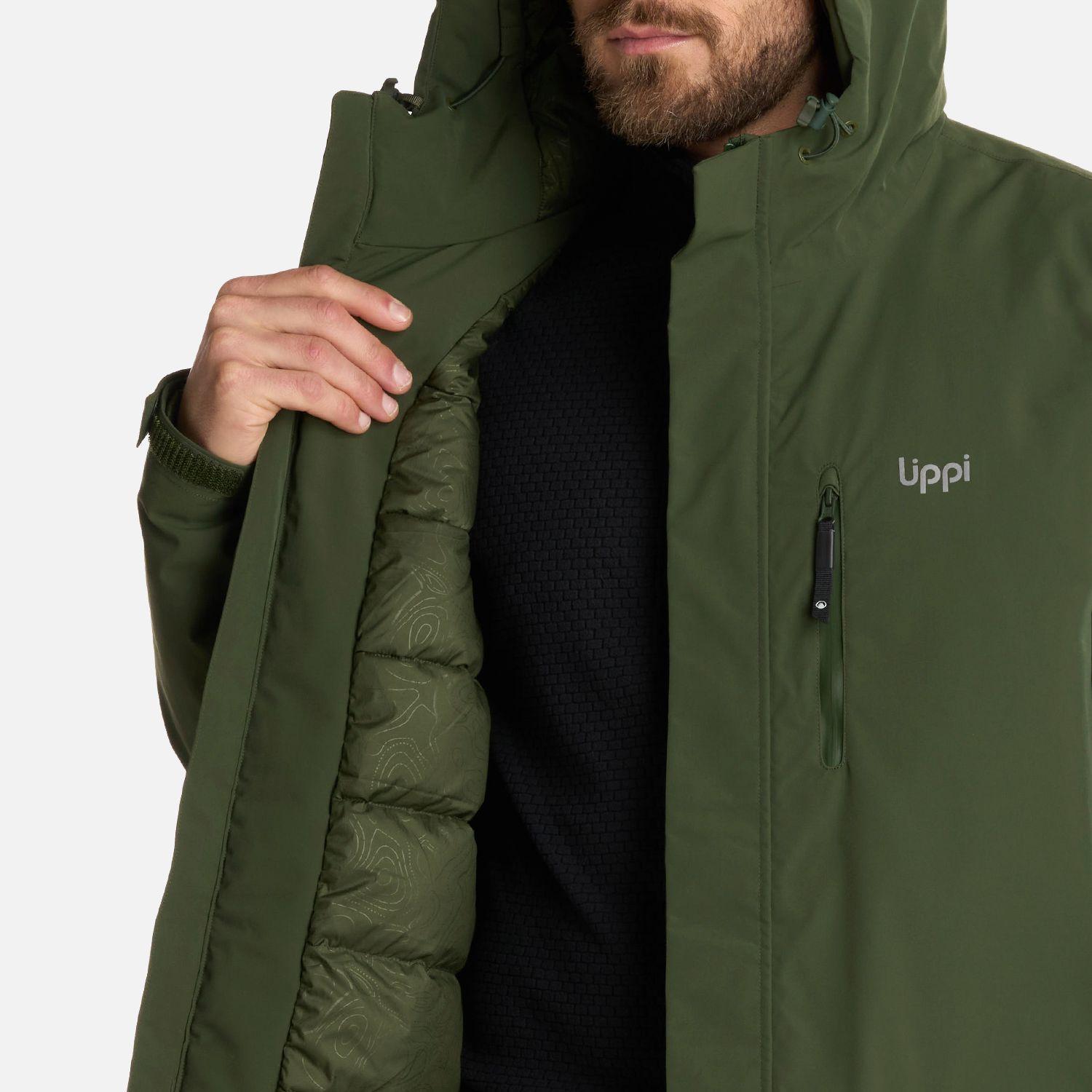 Chaqueta Hombre Mountains Live BDry DownLong Verde Lippi I25-9