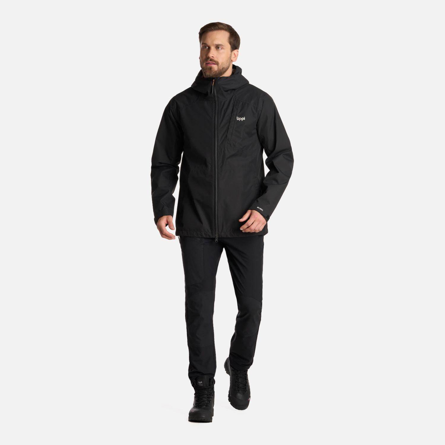 Chaqueta Hombre Shield B-Dry Hoody Jacket Negro Lippi I25-9