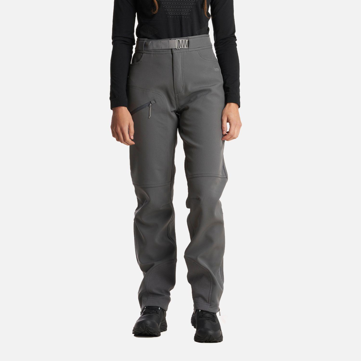 Pantalon Mujer Kimball Softshell Pants Gris Medio Lippi-1