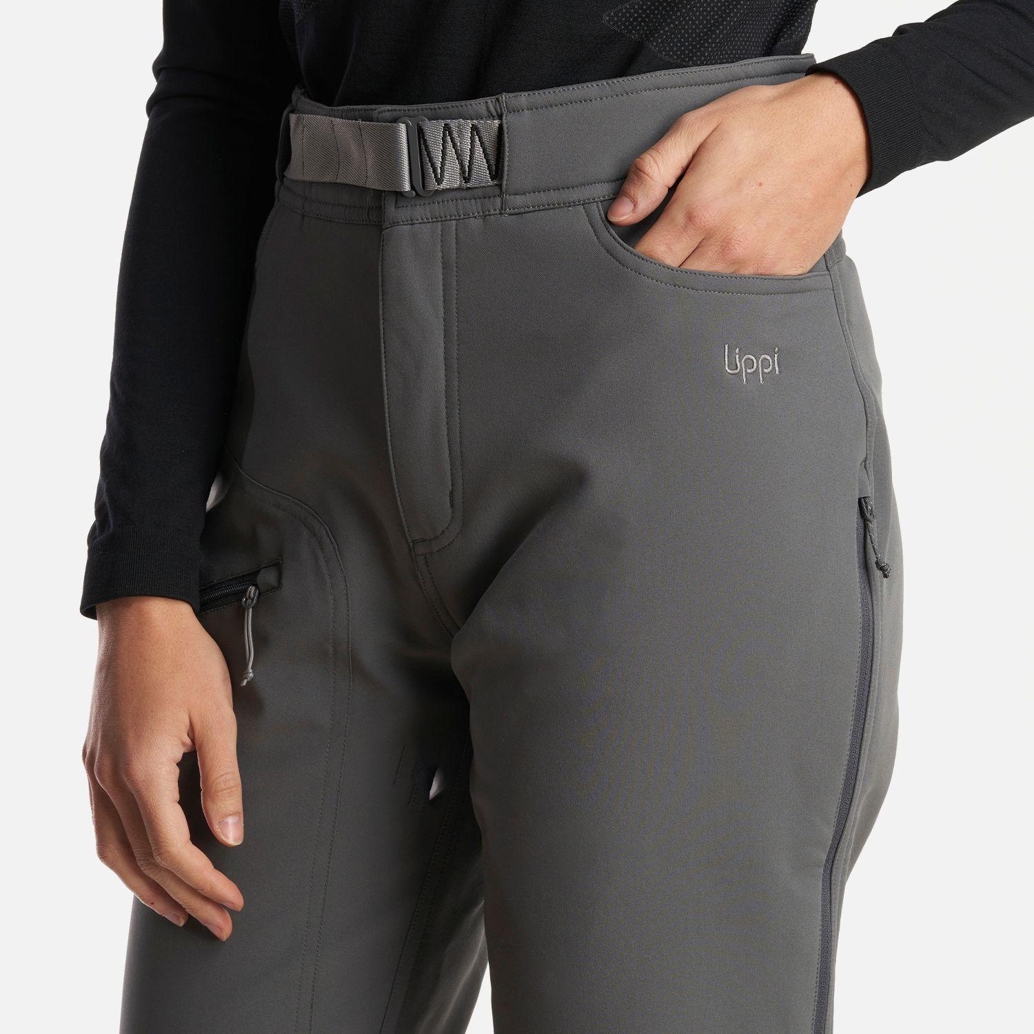 Pantalon Mujer Kimball Softshell Pants Gris Medio Lippi-4