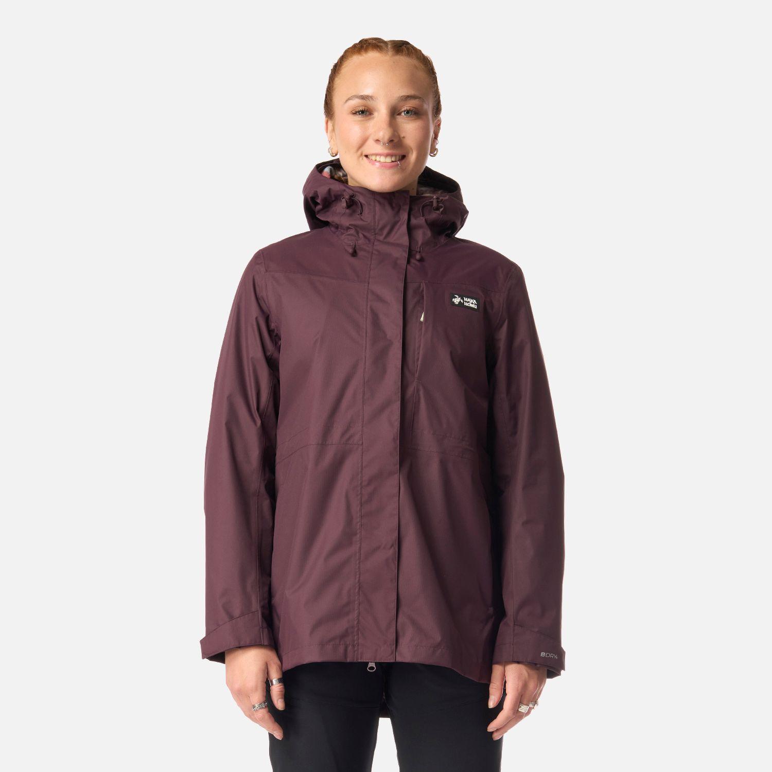 Chaqueta Mujer Corteza Burdeo Haka Honu I26-1