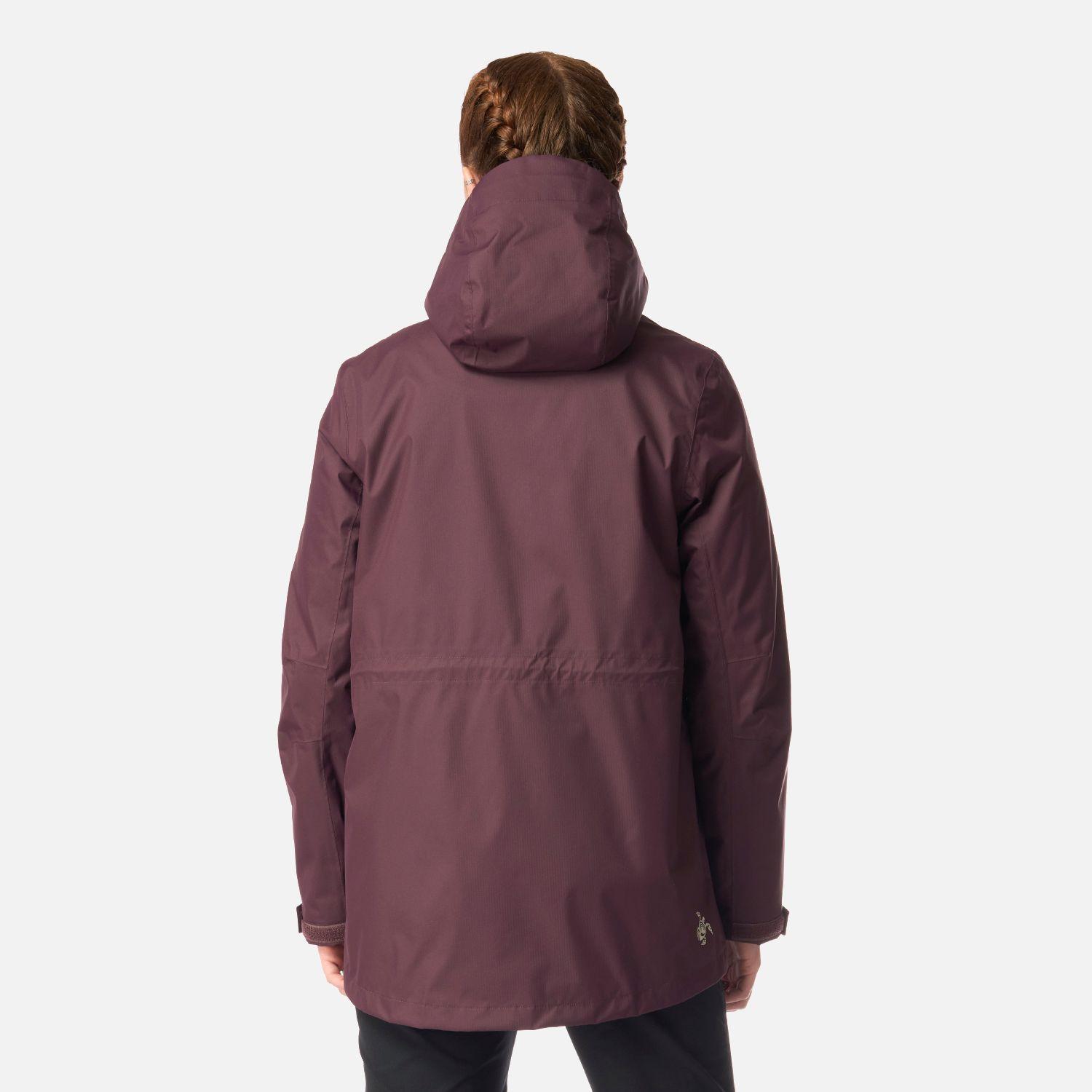 Chaqueta Mujer Corteza Burdeo Haka Honu I26-2