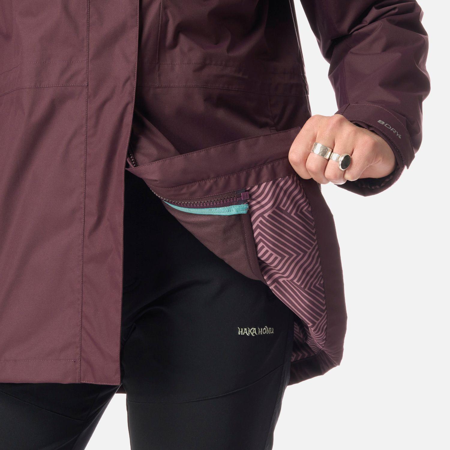 Chaqueta Mujer Corteza Burdeo Haka Honu I26-5