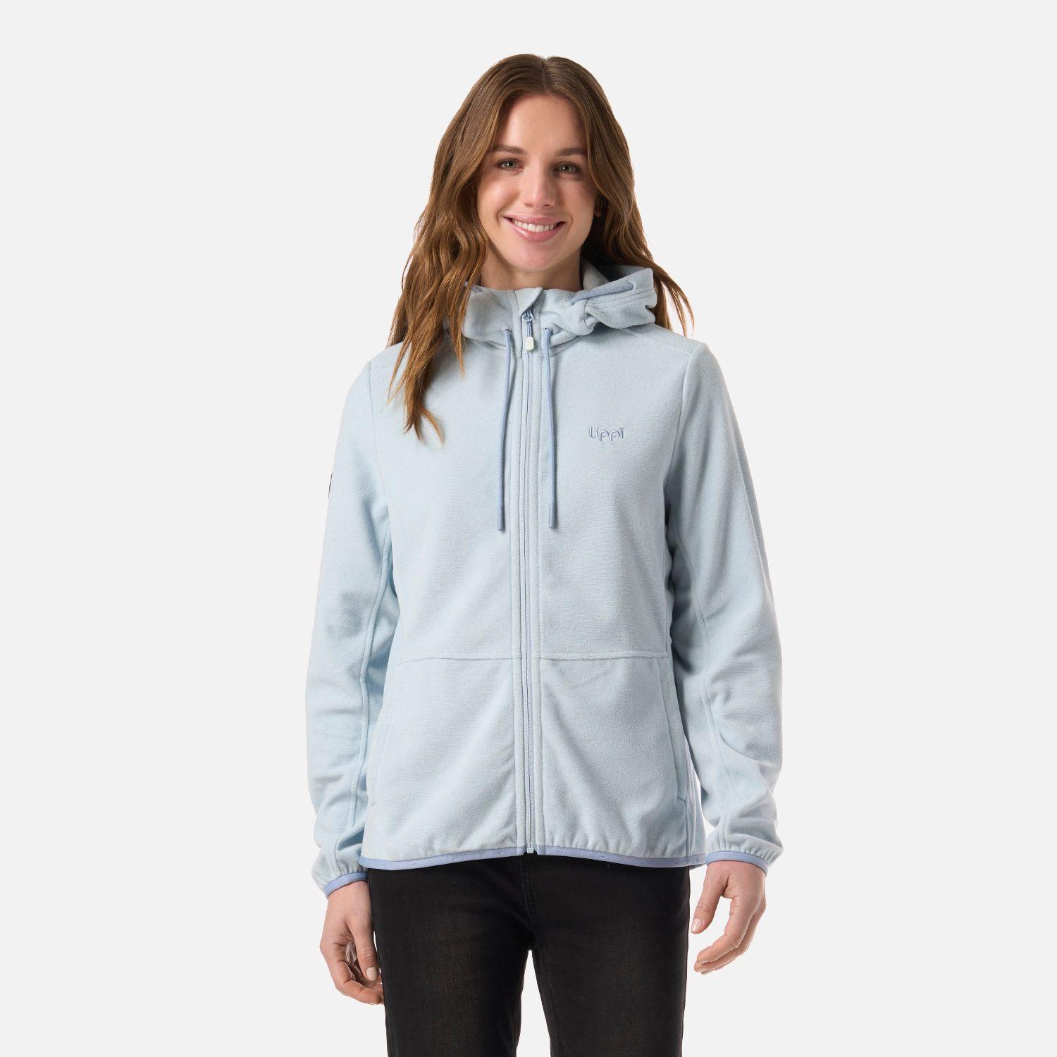 Polar Mujer Stripes Nano-F Full Zip Hoody Celeste Lippi-0