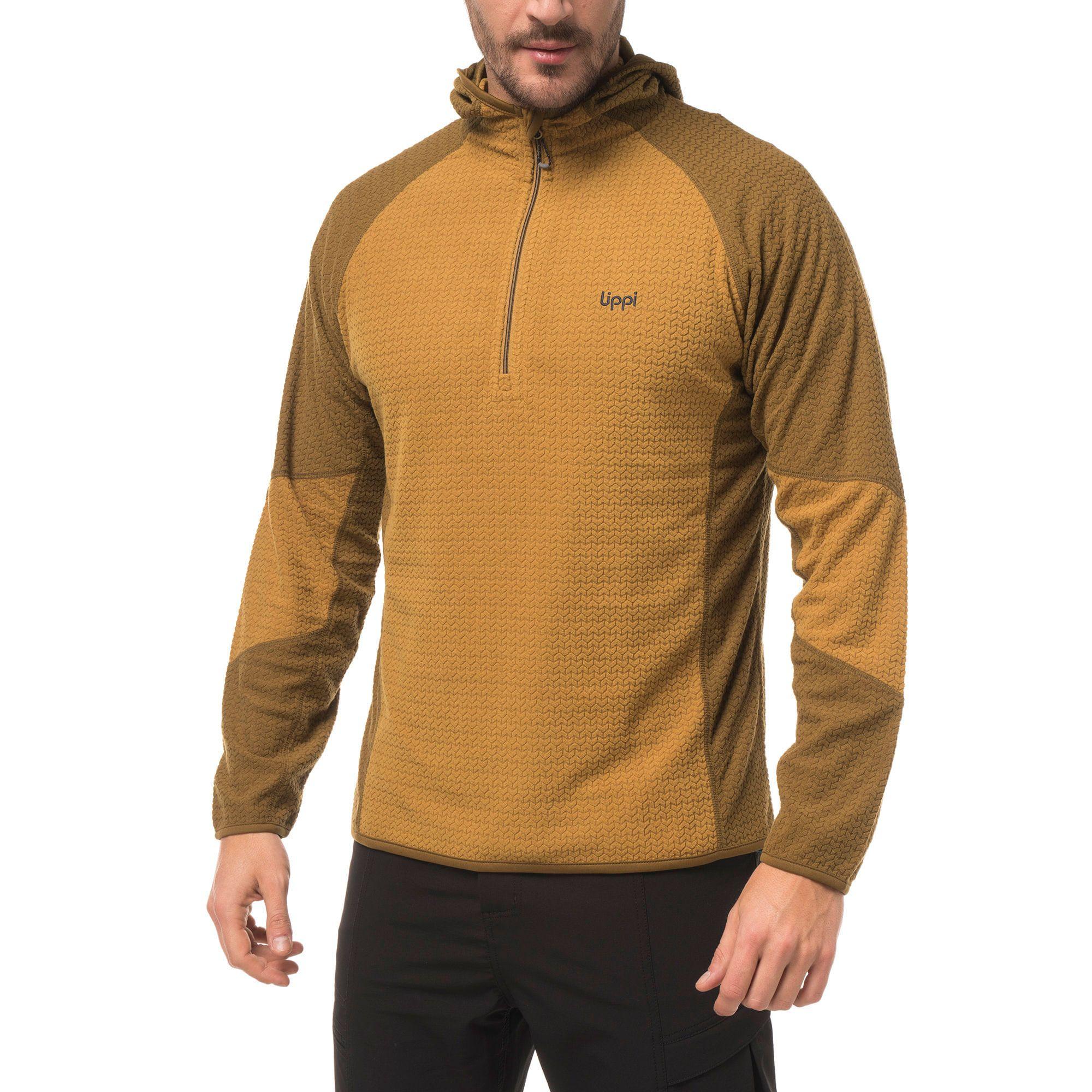 Poleron Hombre Jacaranda Nano-F 14 Zip Hoody Negro Lippi V20-1