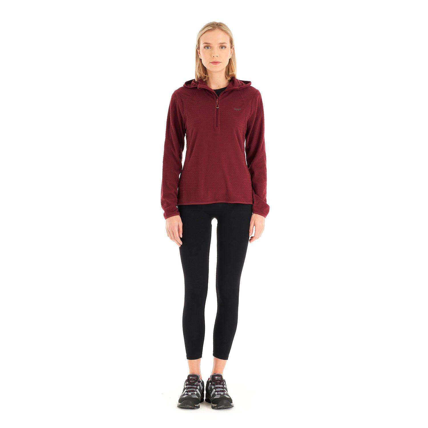 Poleron Mujer Jacaranda Nano-F 14 Zip Hoody Frambuesa Lippi V23-8