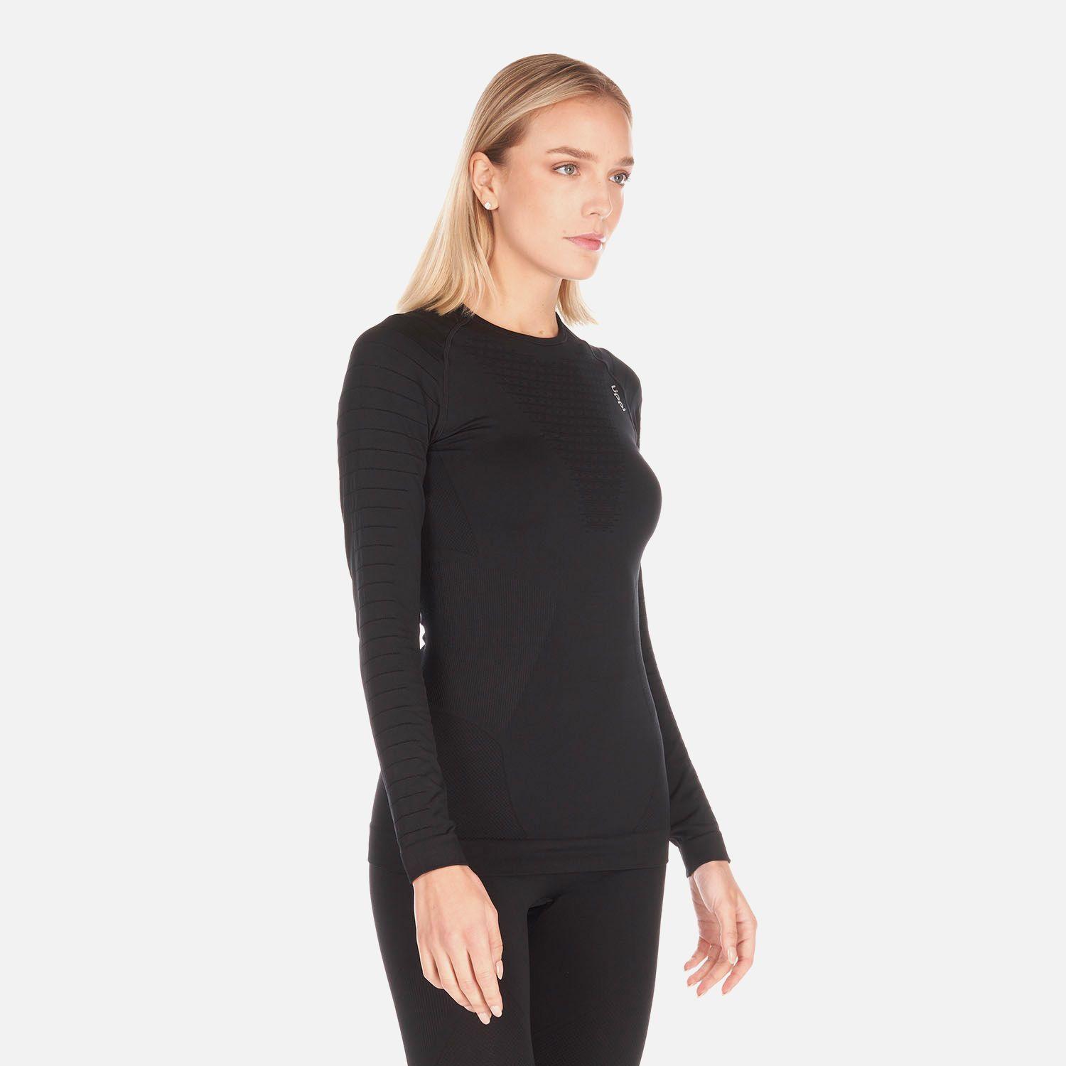 Primera Capa Mujer  Skintec 2000 Seamless Top Negro Lippi-2