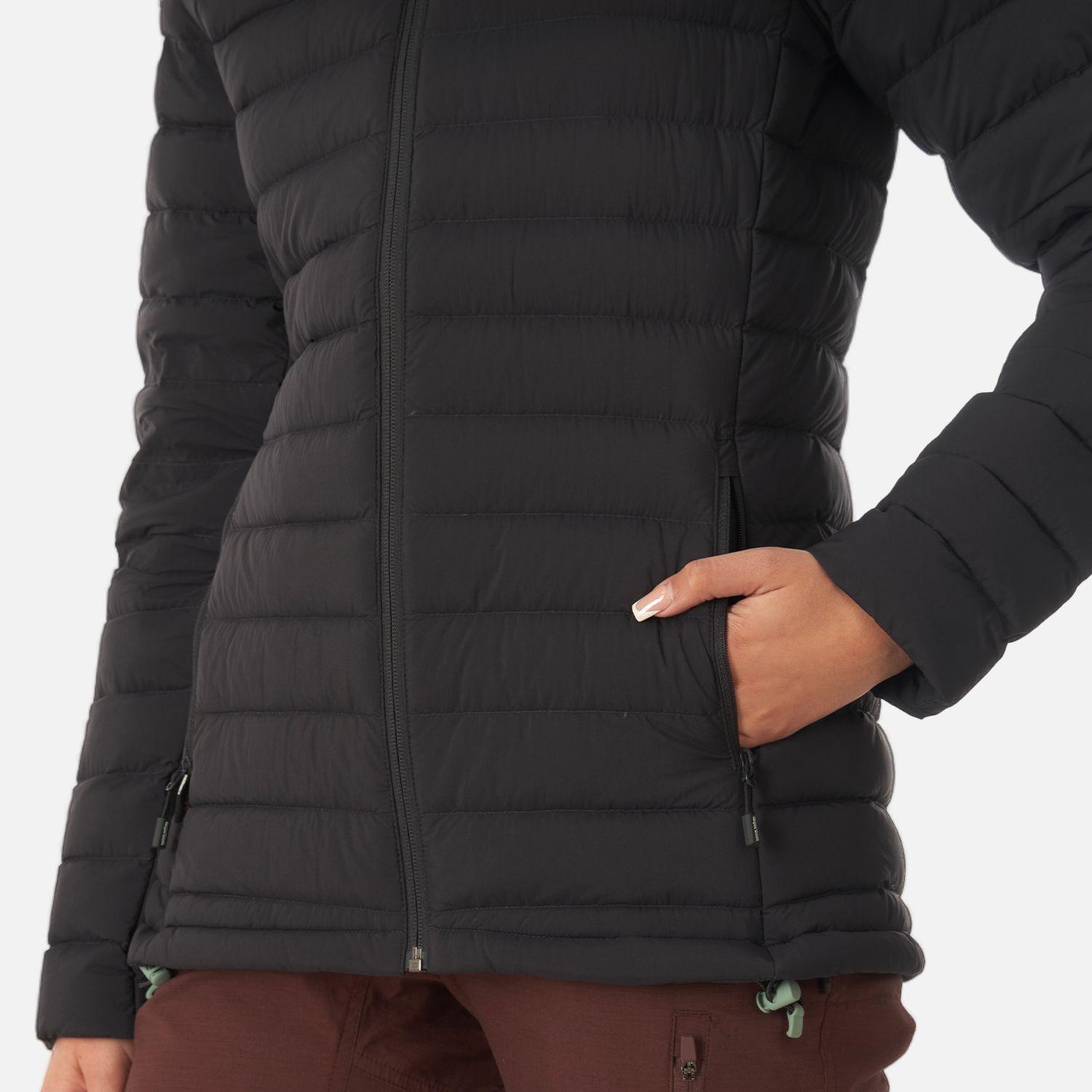 Chaqueta Mujer Infiernillo Con Gorro Negro Haka Honu I22-4
