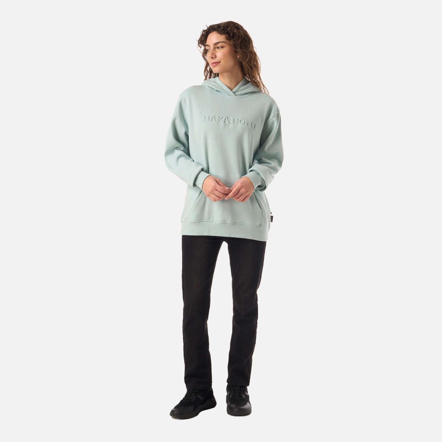 Polerón Mujer Motomami Hoody Gris Claro Haka Honu V26-5