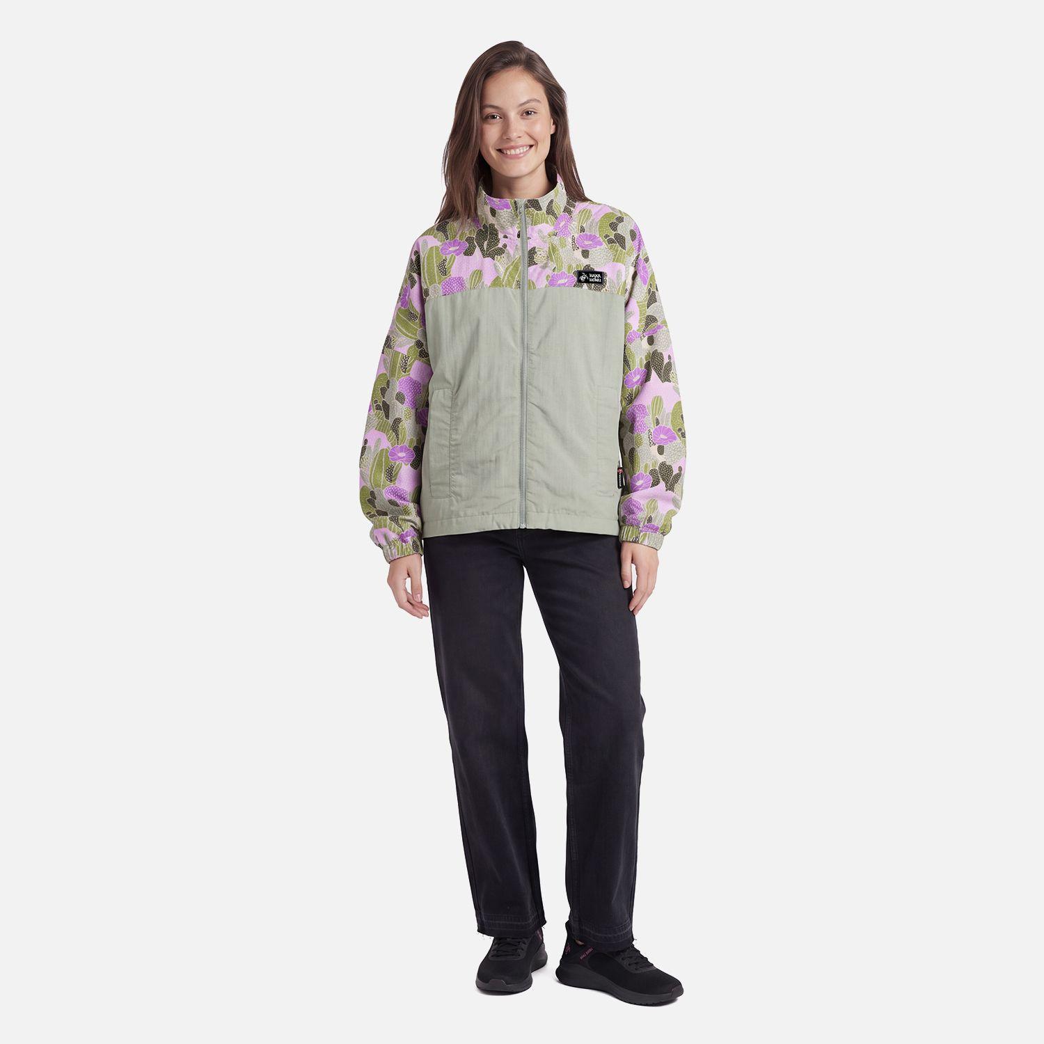 Chaqueta Mujer Hija Del Viento Print Laurel Haka Honu V27-2