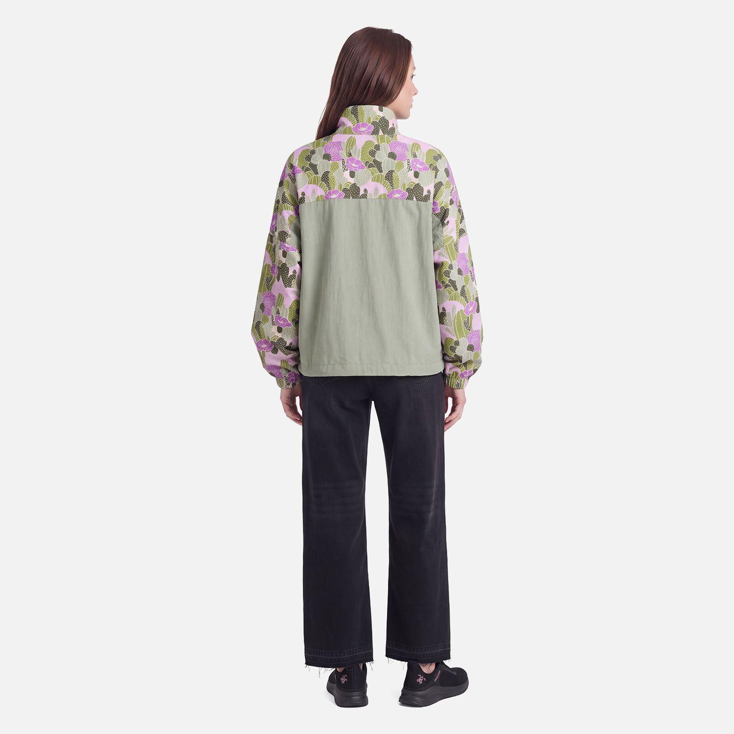 Chaqueta Mujer Hija Del Viento Print Laurel Haka Honu V27-3