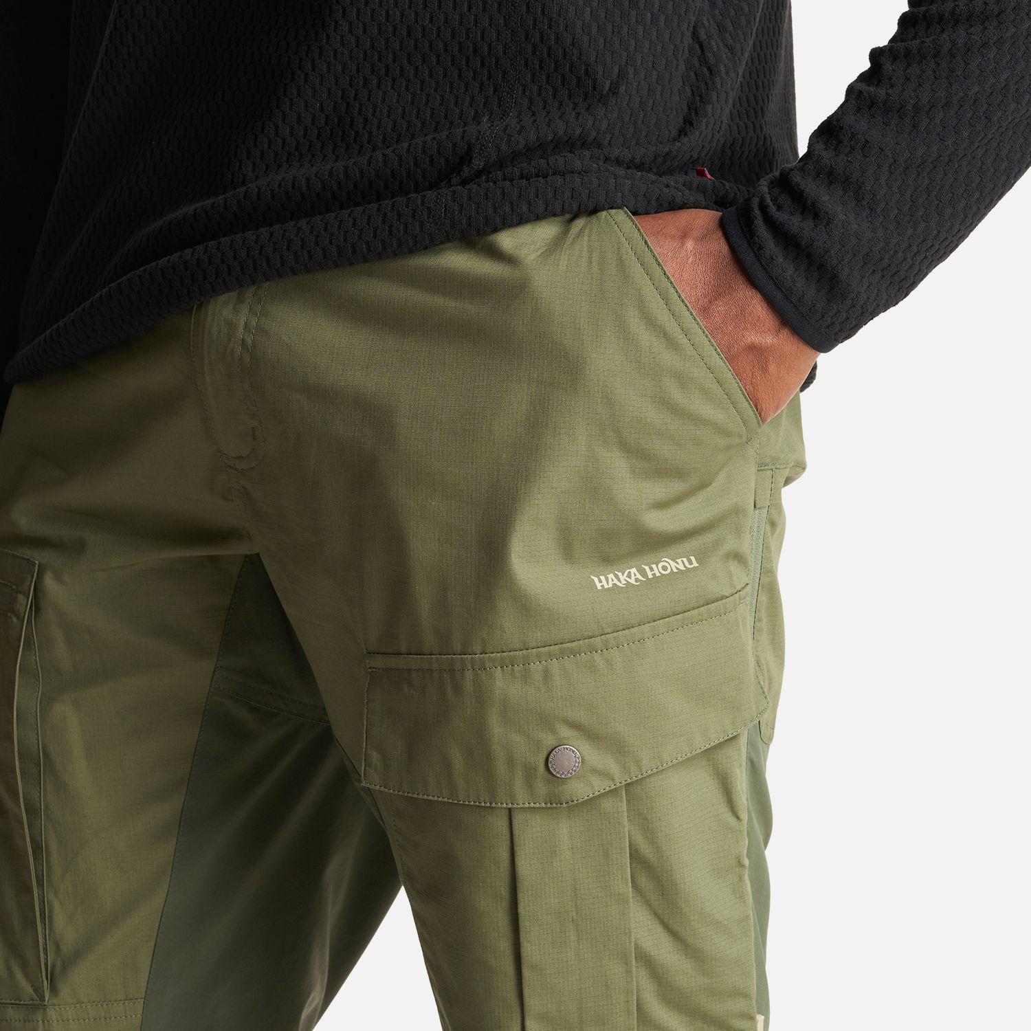 Pantalon Hombre Boina Negra Verde Militar Haka Honu I23-4