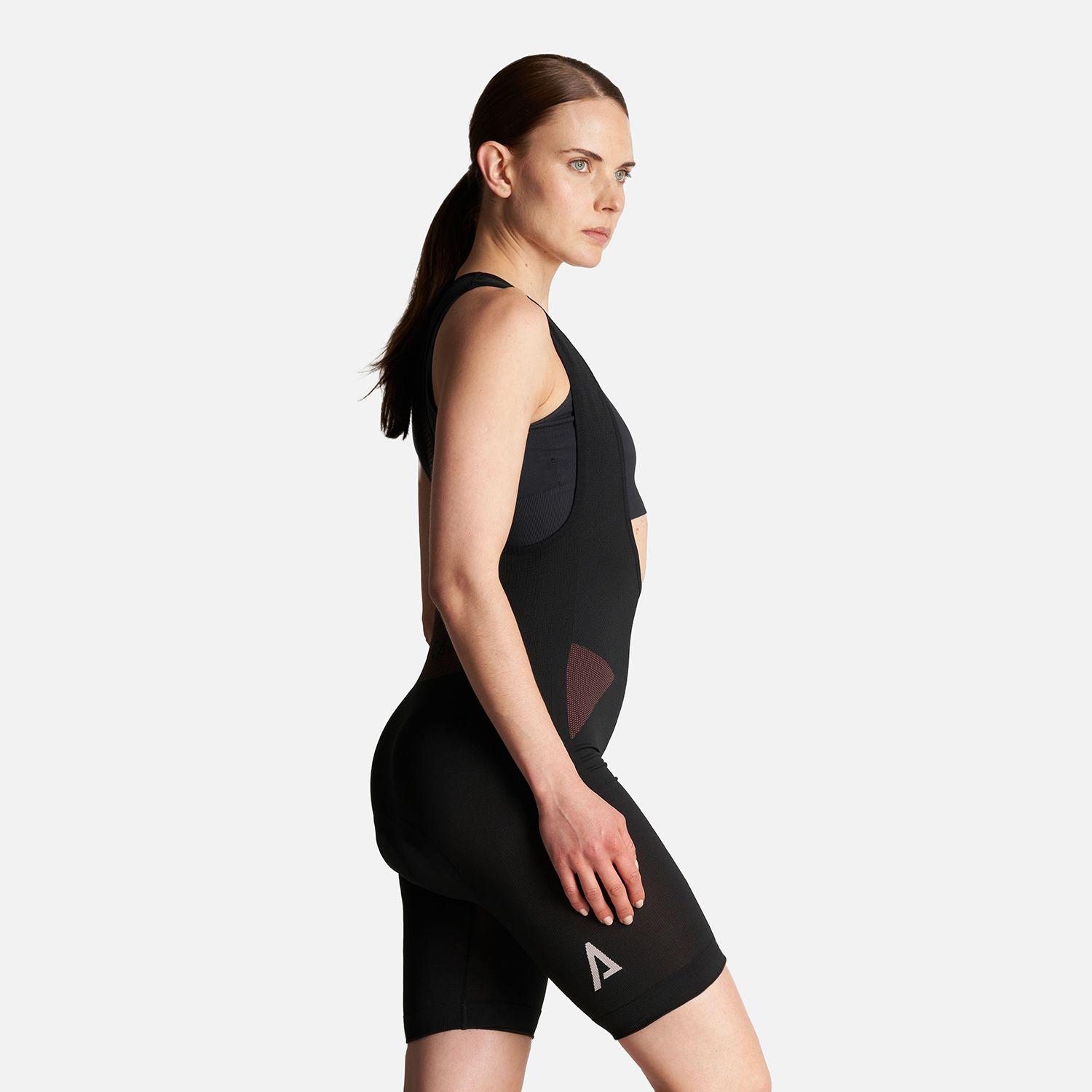 Calza Mujer 4 Bike Suit Seamless Short Grafito Lippi-3