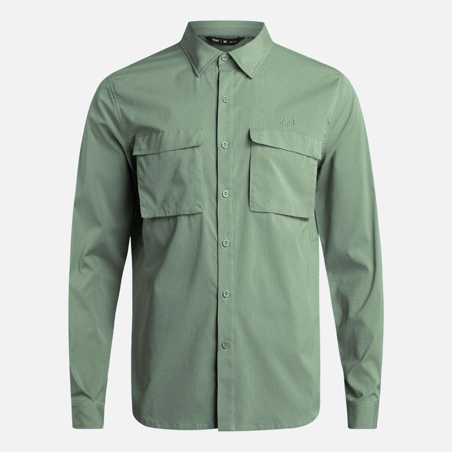 Camisa Hombre Rosselot Long Sleeve Q-Dry Shirt Jade Lippi-6