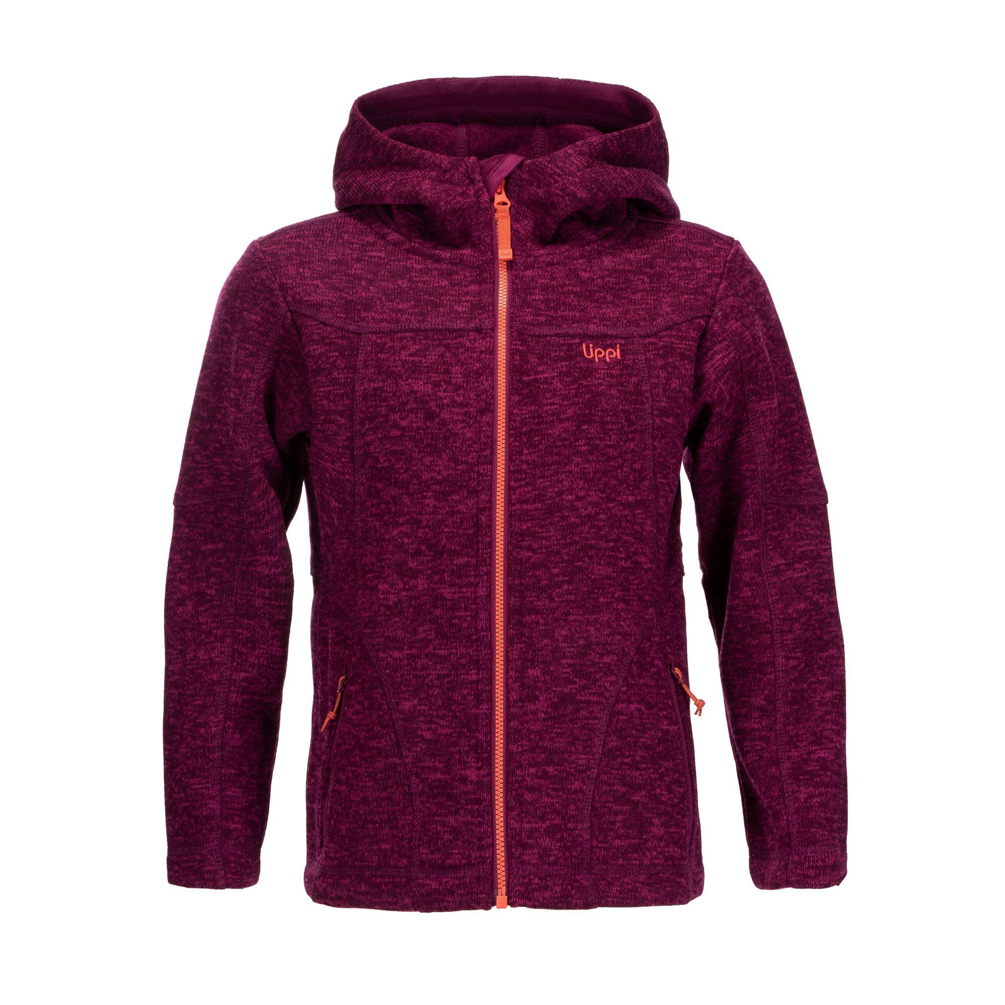 Chaqueta Niña Explorer Therm-Pro Hoody Jacket Melange Purpura Lippi-0