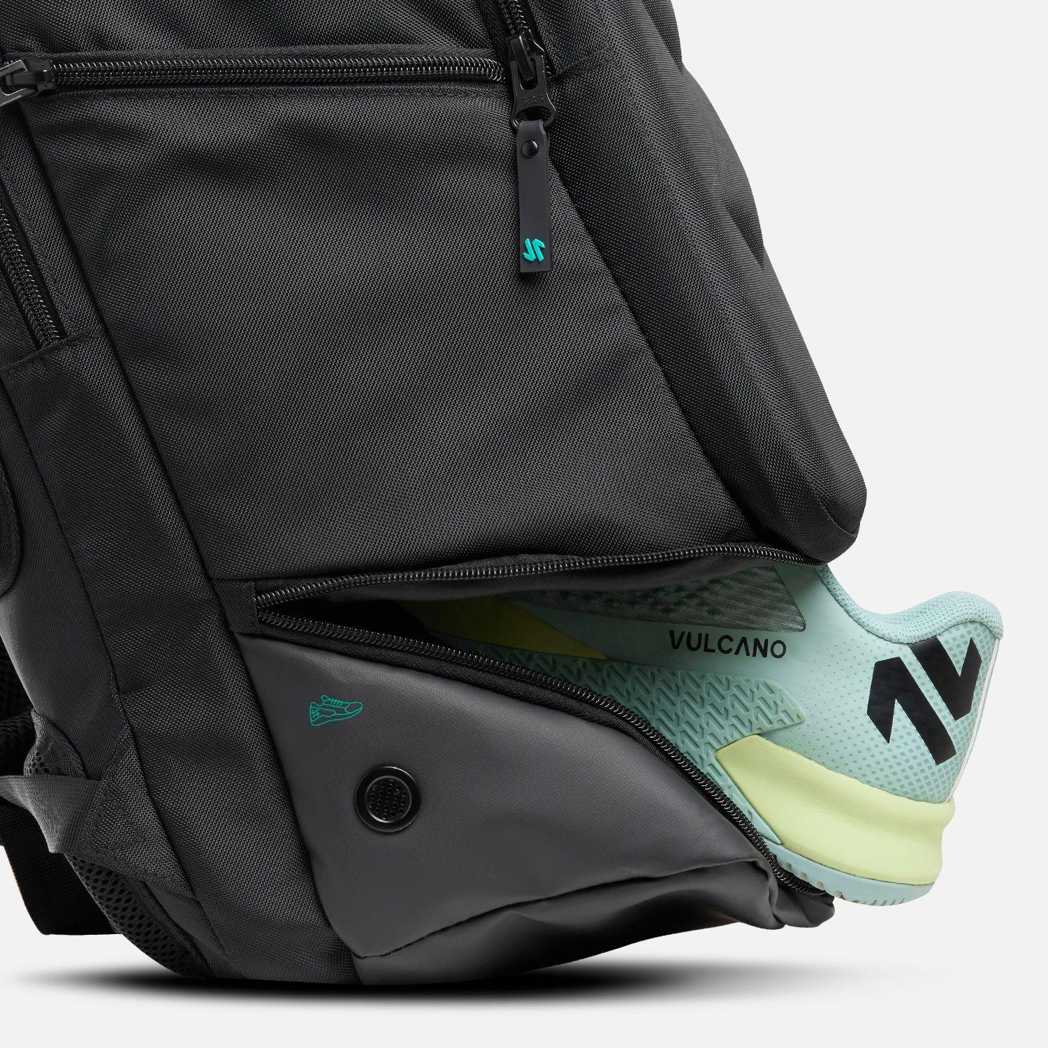 Mochila Mainshock Padel Backpack Negro Vulcano-5