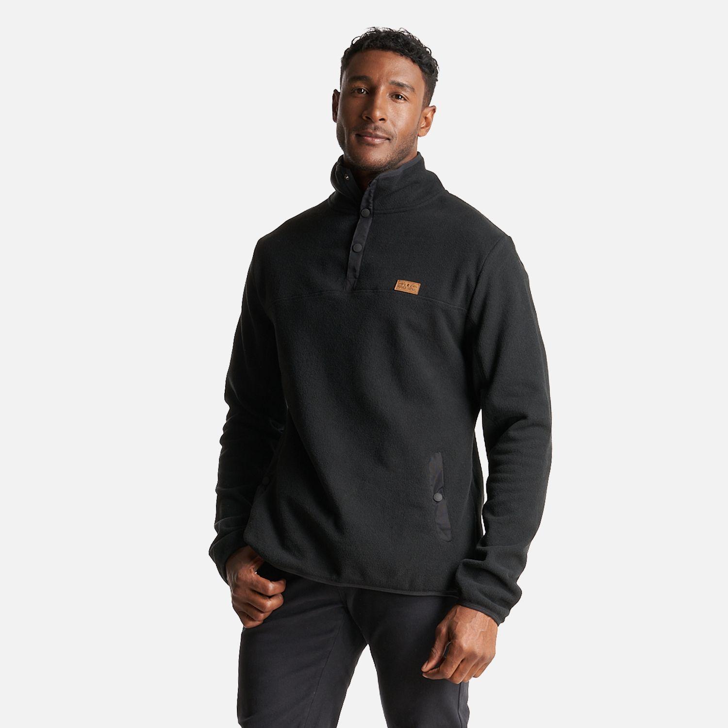 Poleron Hombre Tokerau Negro Haka Honu I23-2