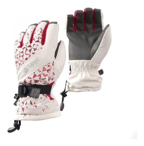 Guante Mujer Snow Day BDry Glove Blanco Lippi-0