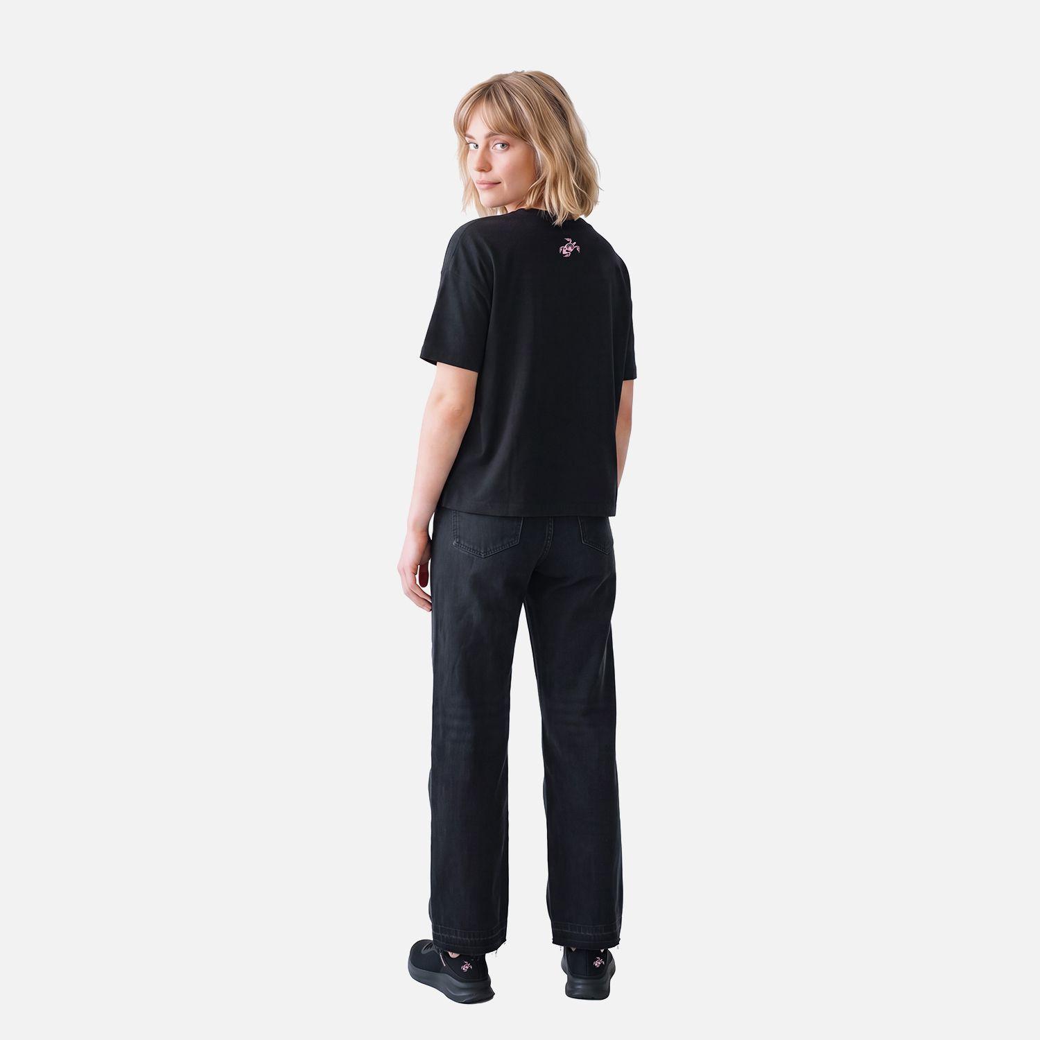 Polera Mujer Polo Negro Haka Honu V27-3