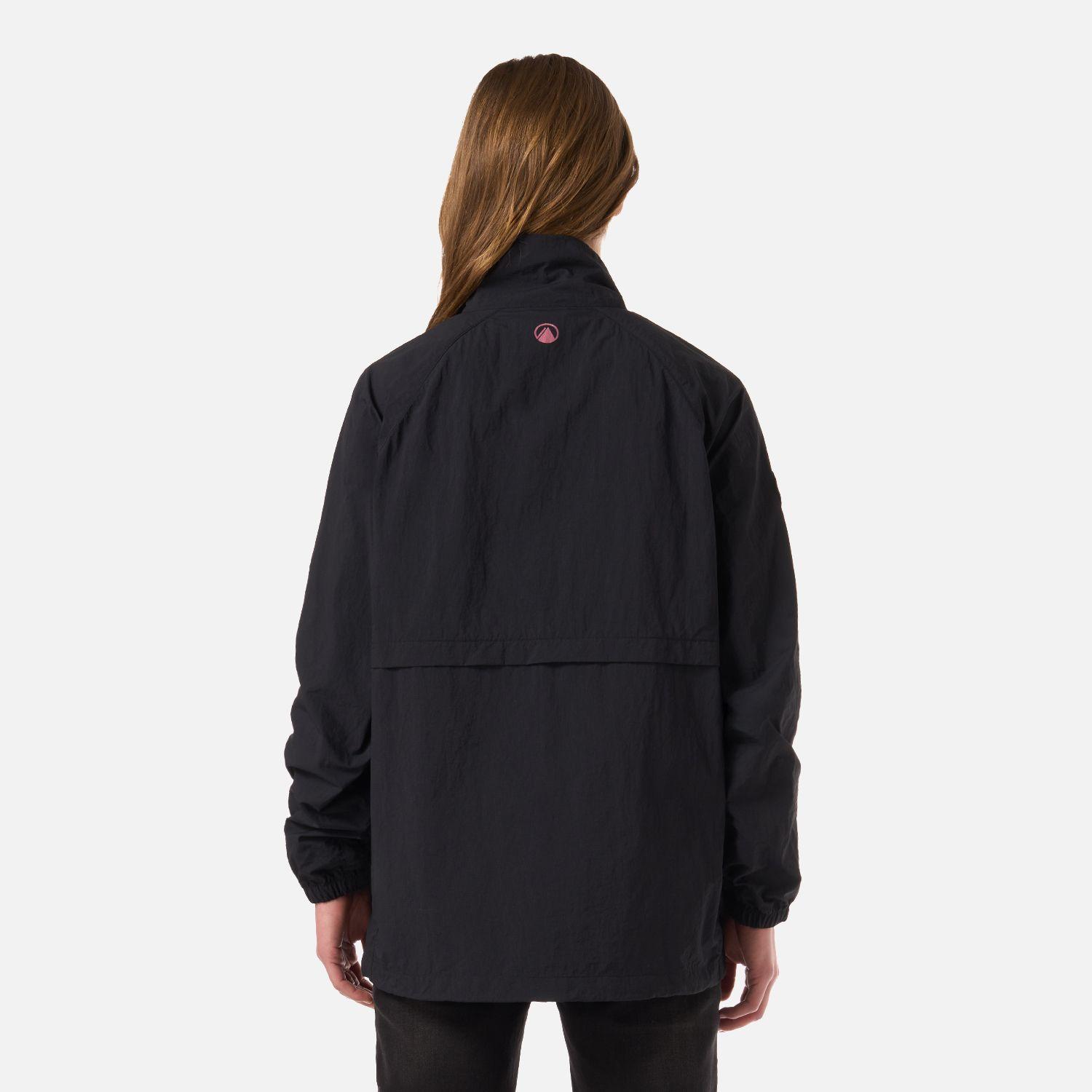 Chaqueta Mujer WindCity WindBreaker 1/4 Zip Jacket Negro Lippi V26-2