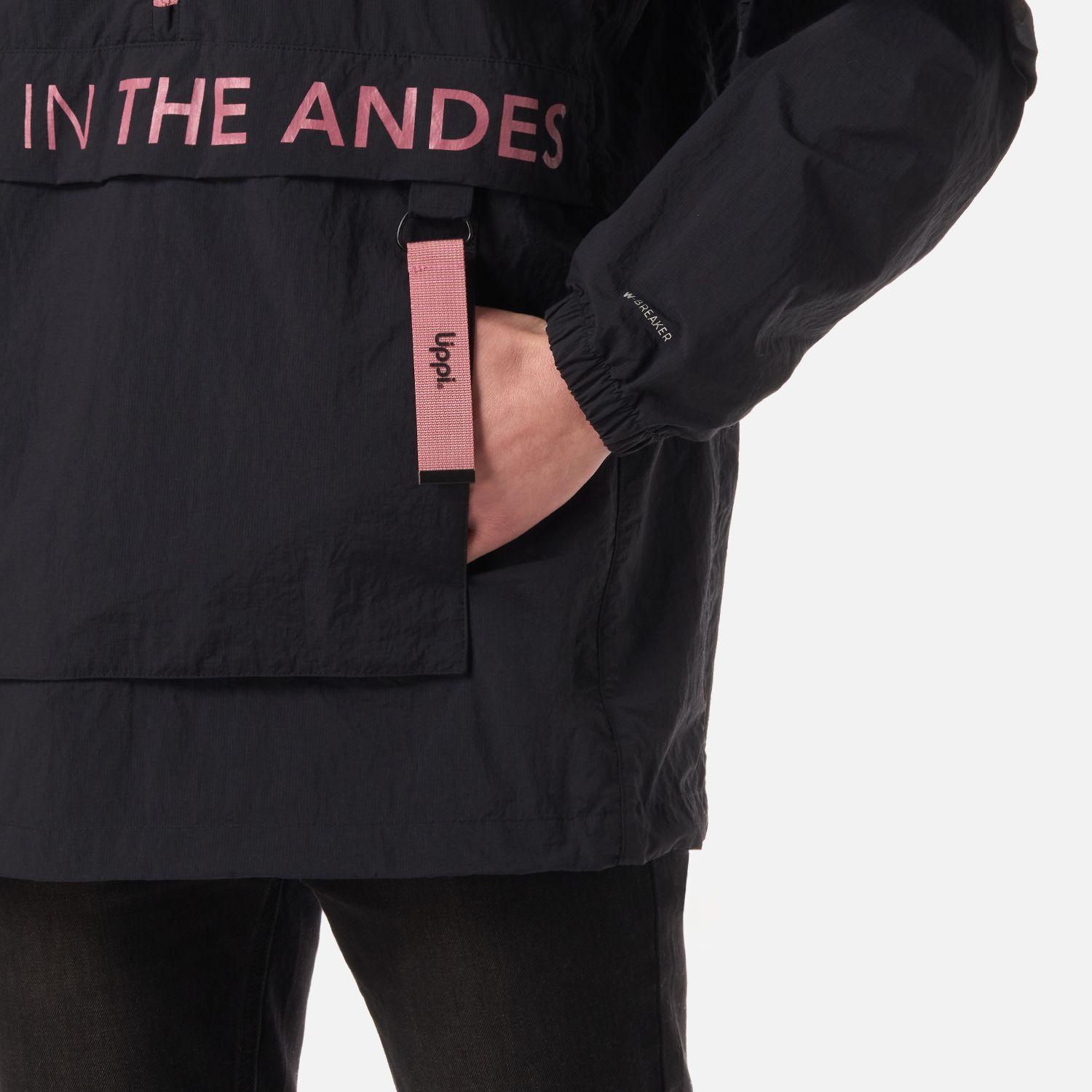 Chaqueta Mujer WindCity WindBreaker 1/4 Zip Jacket Negro Lippi V26-5