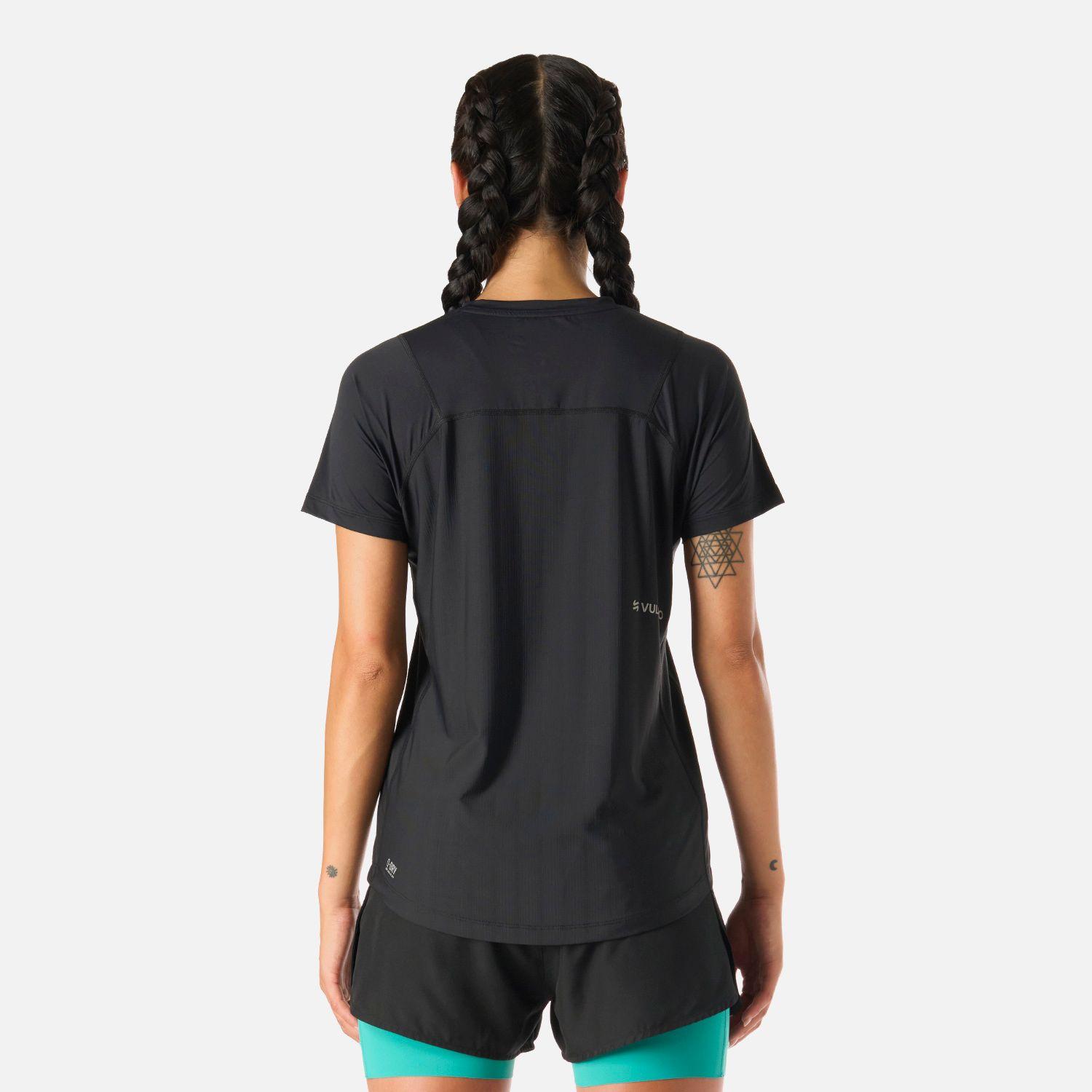 Polera manga corta running mujer Built To Move-3