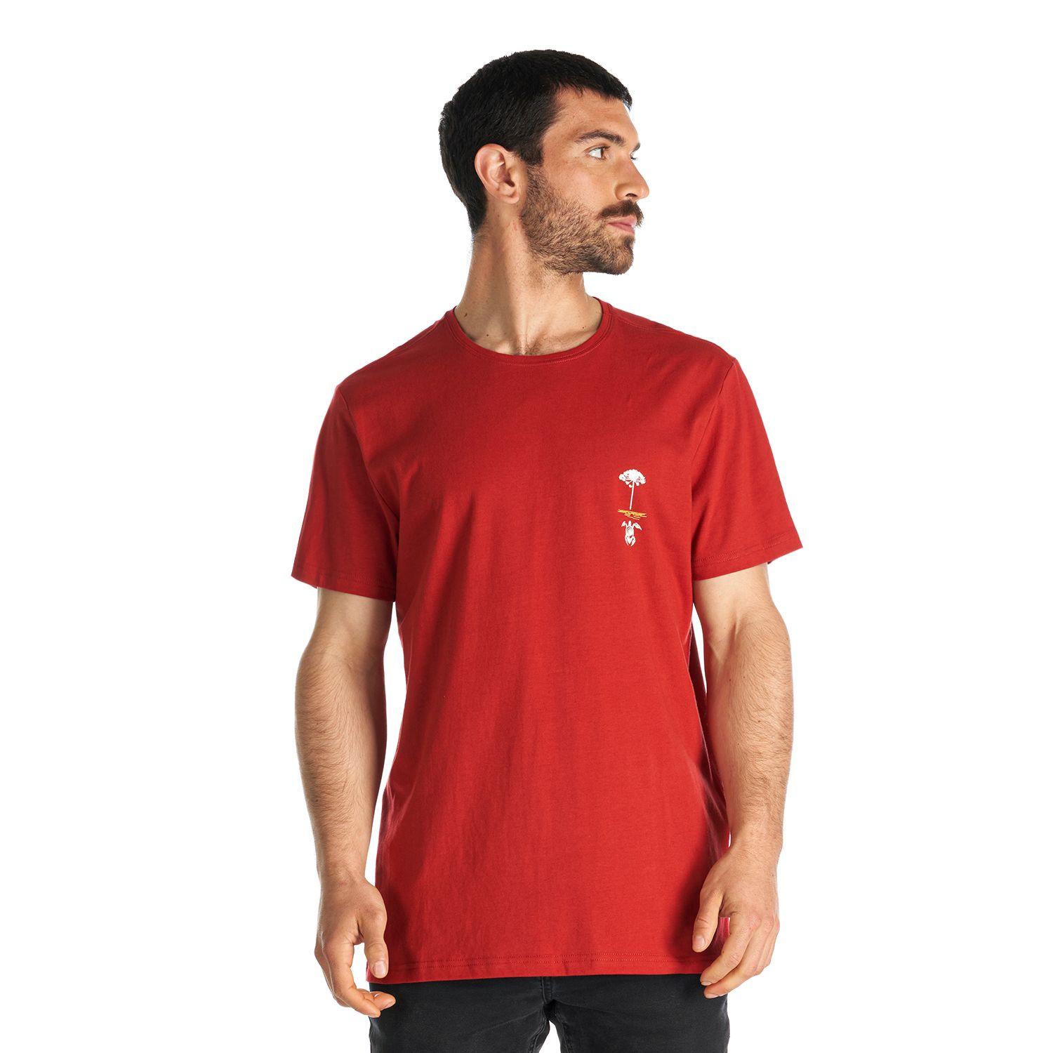 Polera Hombre Araucaria Rojo Haka Honu-1