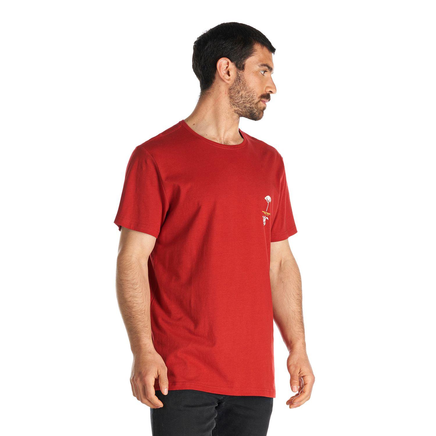 Polera Hombre Araucaria Rojo Haka Honu-2