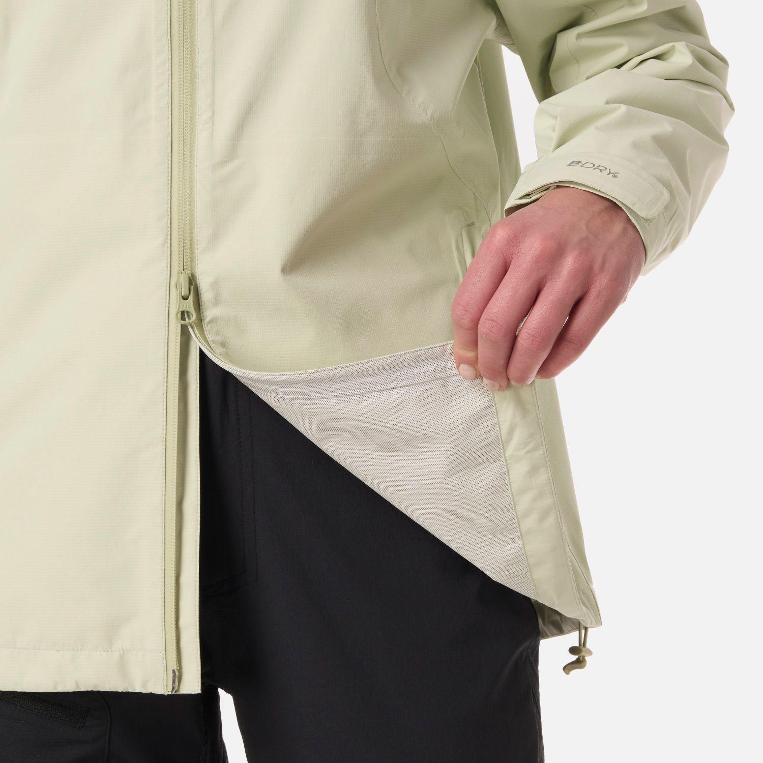 Chaqueta Mujer Shield B-Dry Hoody Jacket Verde Claro Lippi V26-7