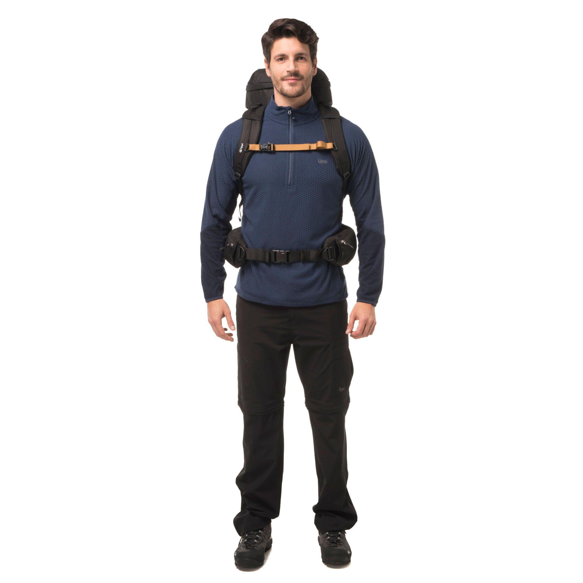 Poleron Hombre Jacaranda Nano-F 14 Zip Azul Marino Lippi V20-3