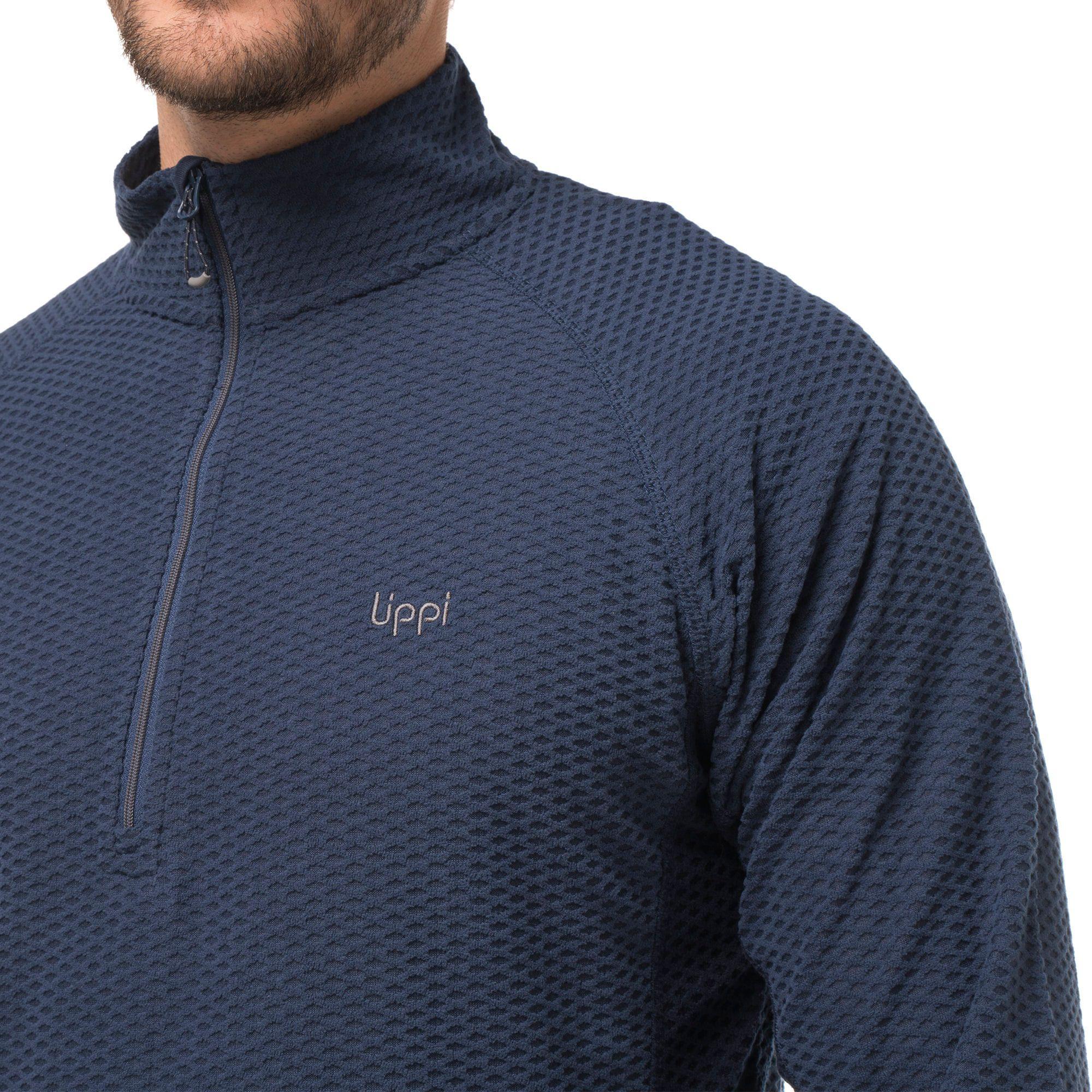 Poleron Hombre Jacaranda Nano-F 14 Zip Azul Marino Lippi V20-5