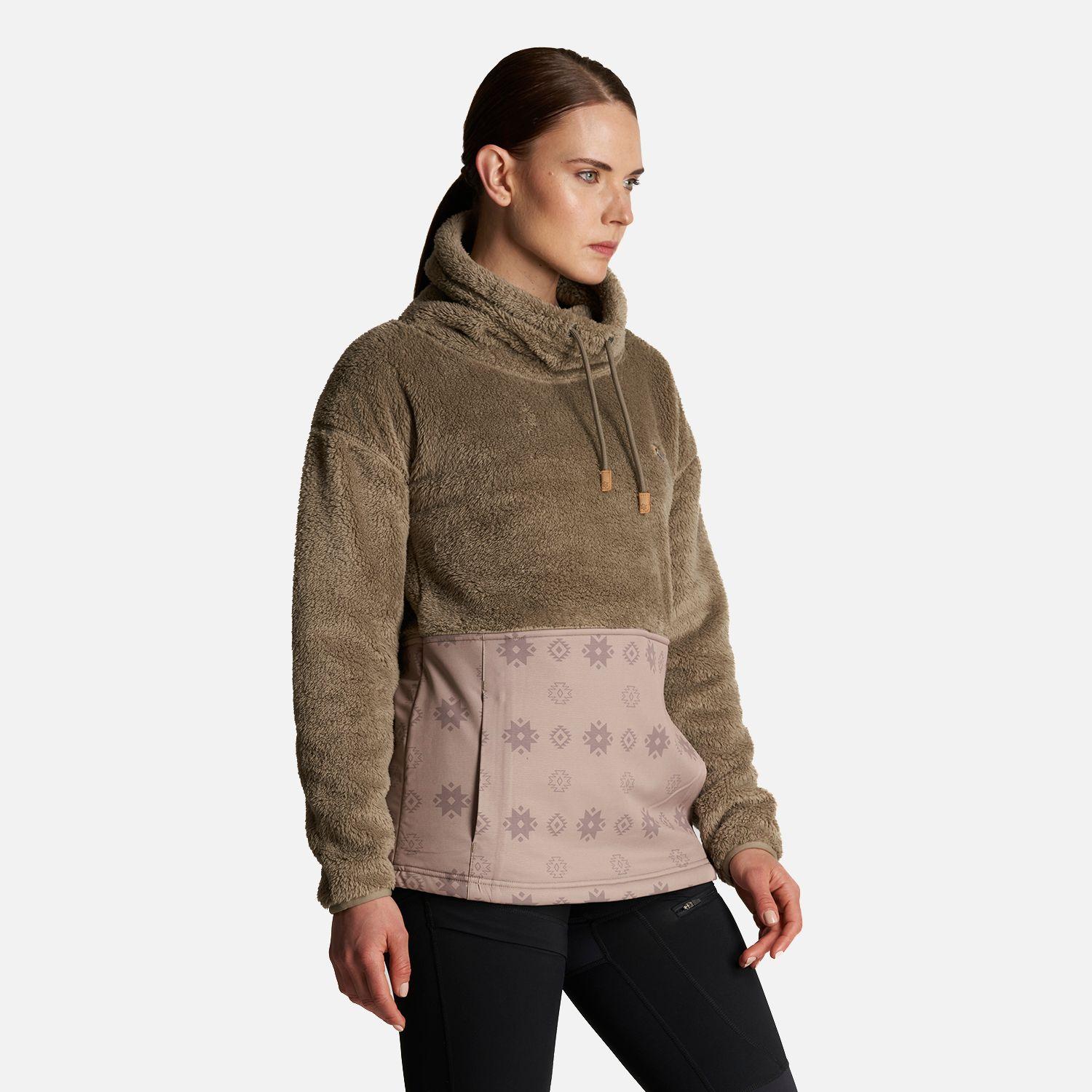Poleron Mujer Baggy Sweatshirt Taupe Lippi-2