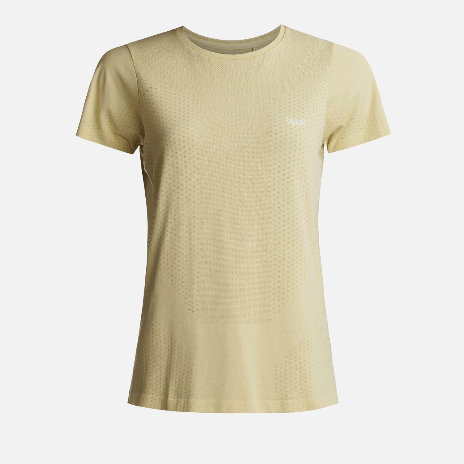 Polera Mujer  4 Run Seamless Trail Short Sleeve T-Shirt Amarillo Lippi-0