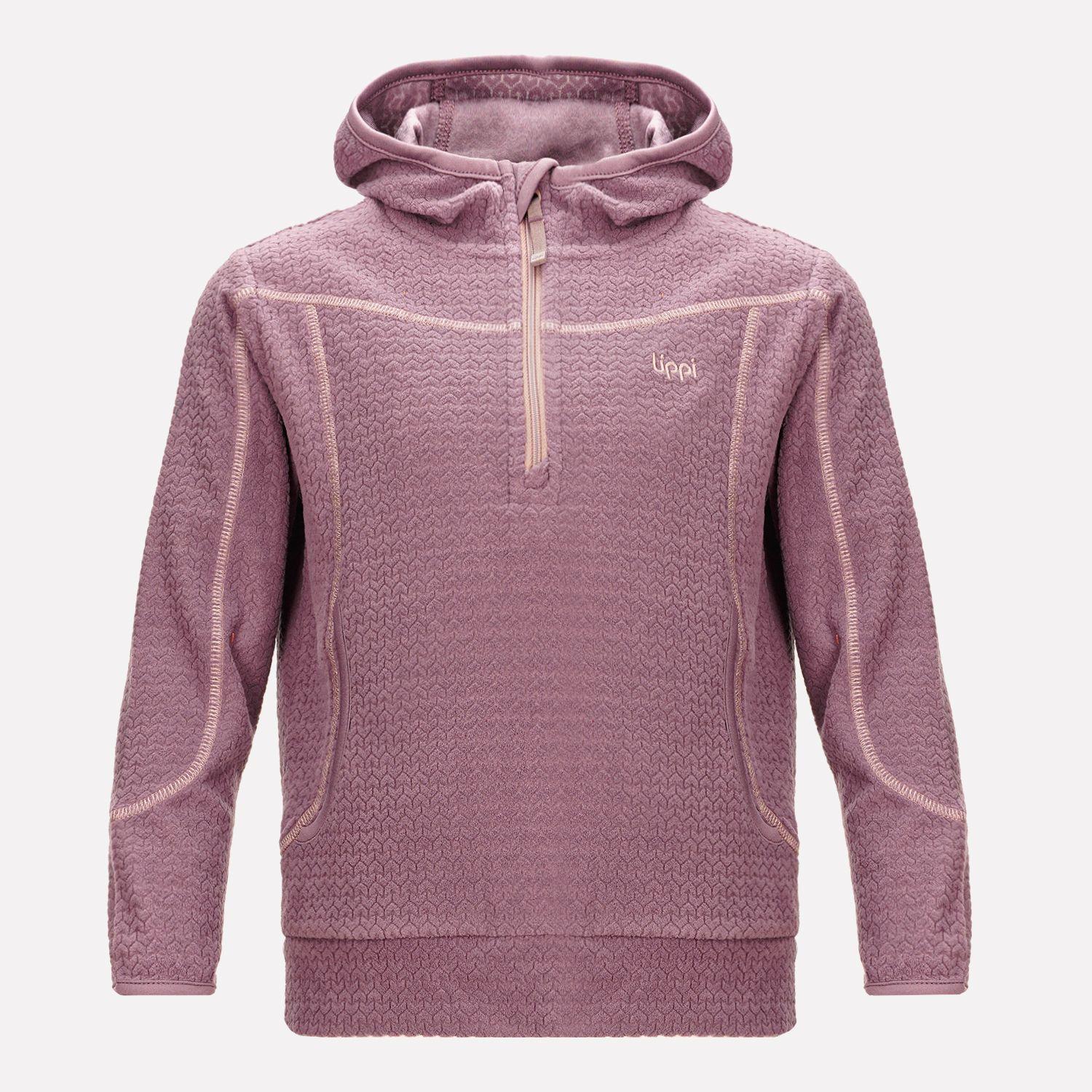 Poleron Niña Saltamontes Nano-F 14 Zip Hoody Malva Lippi-0
