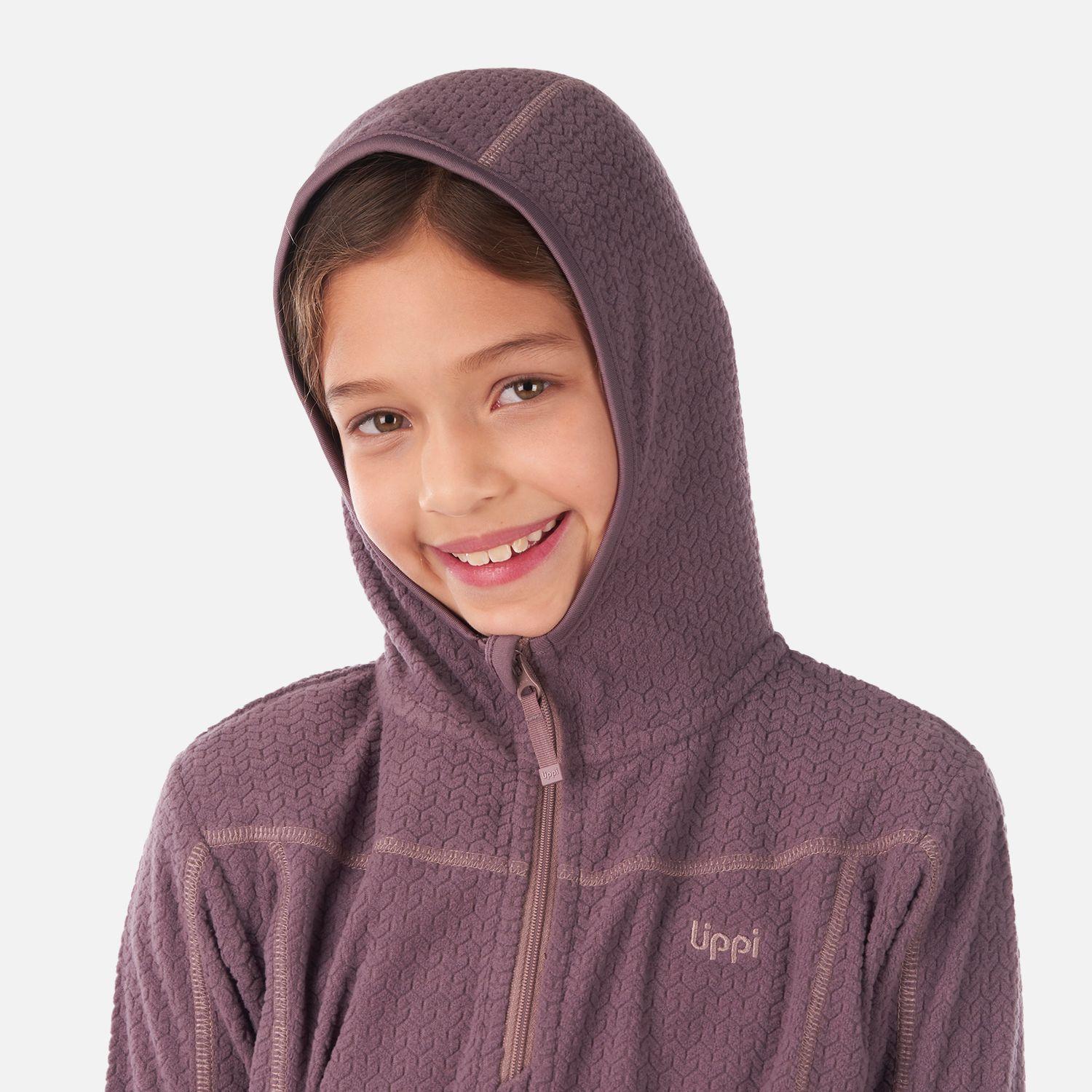 Poleron Niña Saltamontes Nano-F 14 Zip Hoody Malva Lippi-3