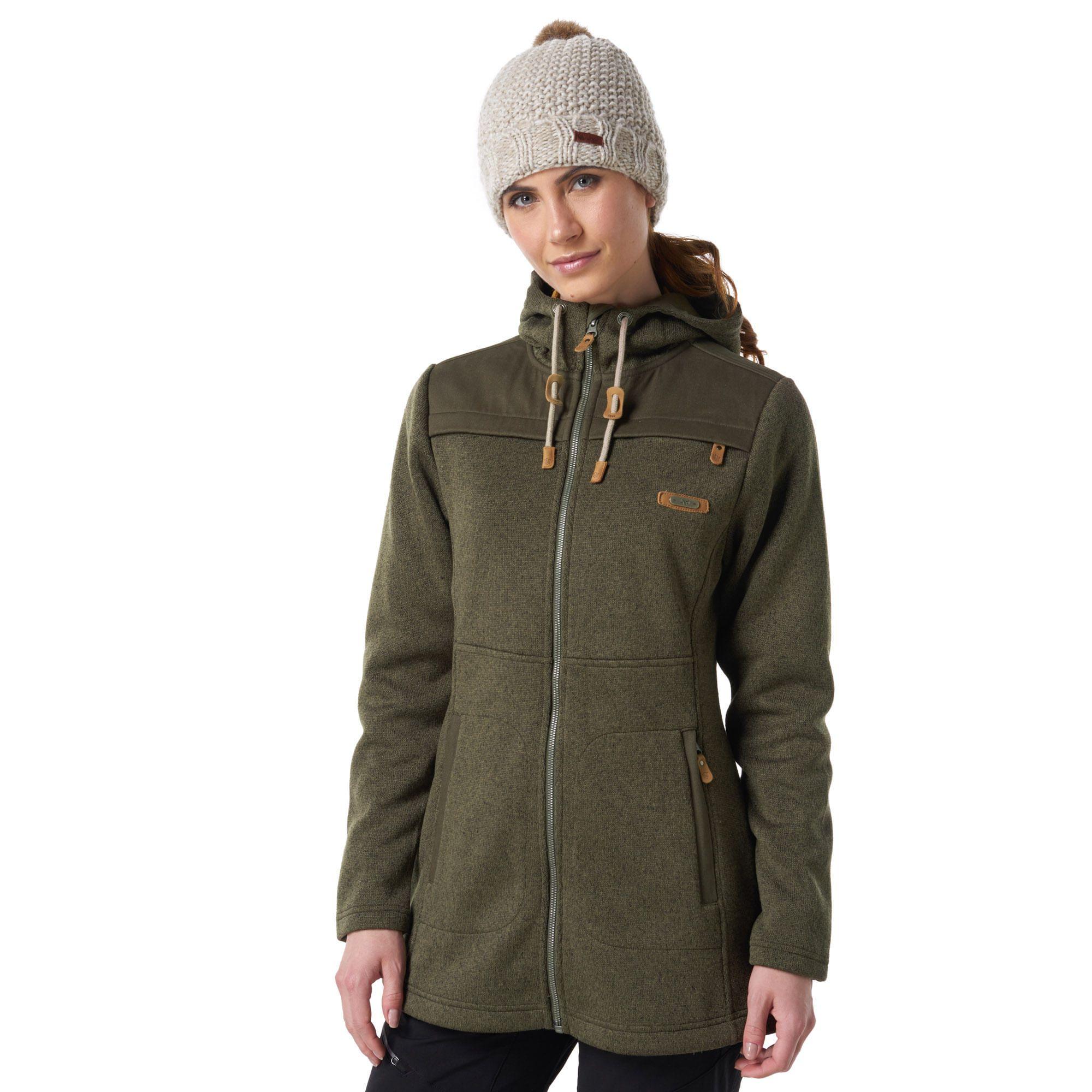 Chaqueta Mujer Long Forest Therm-Pro Hoody Jacket Melange Burdeo Lippi-2