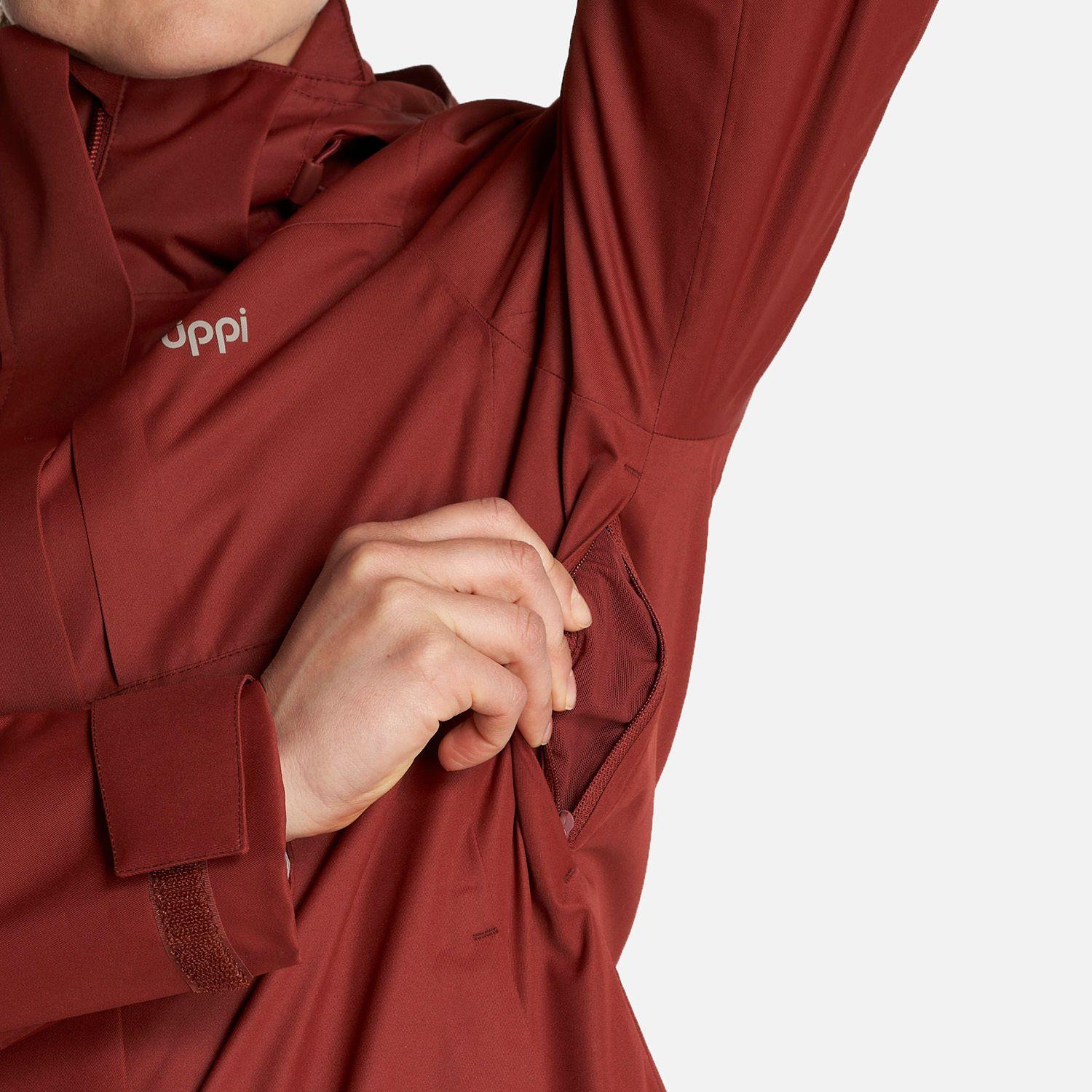 Chaqueta Mujer Tres Cruces Fusion-3 Hoody Jacket Vino/Crema  Lippi-8