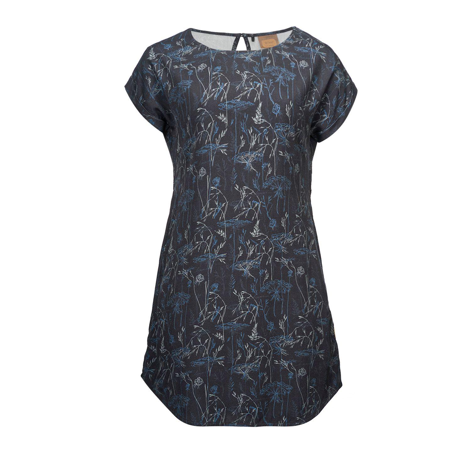 Vestido Mujer Sheer Dress Print negro Lippi-0