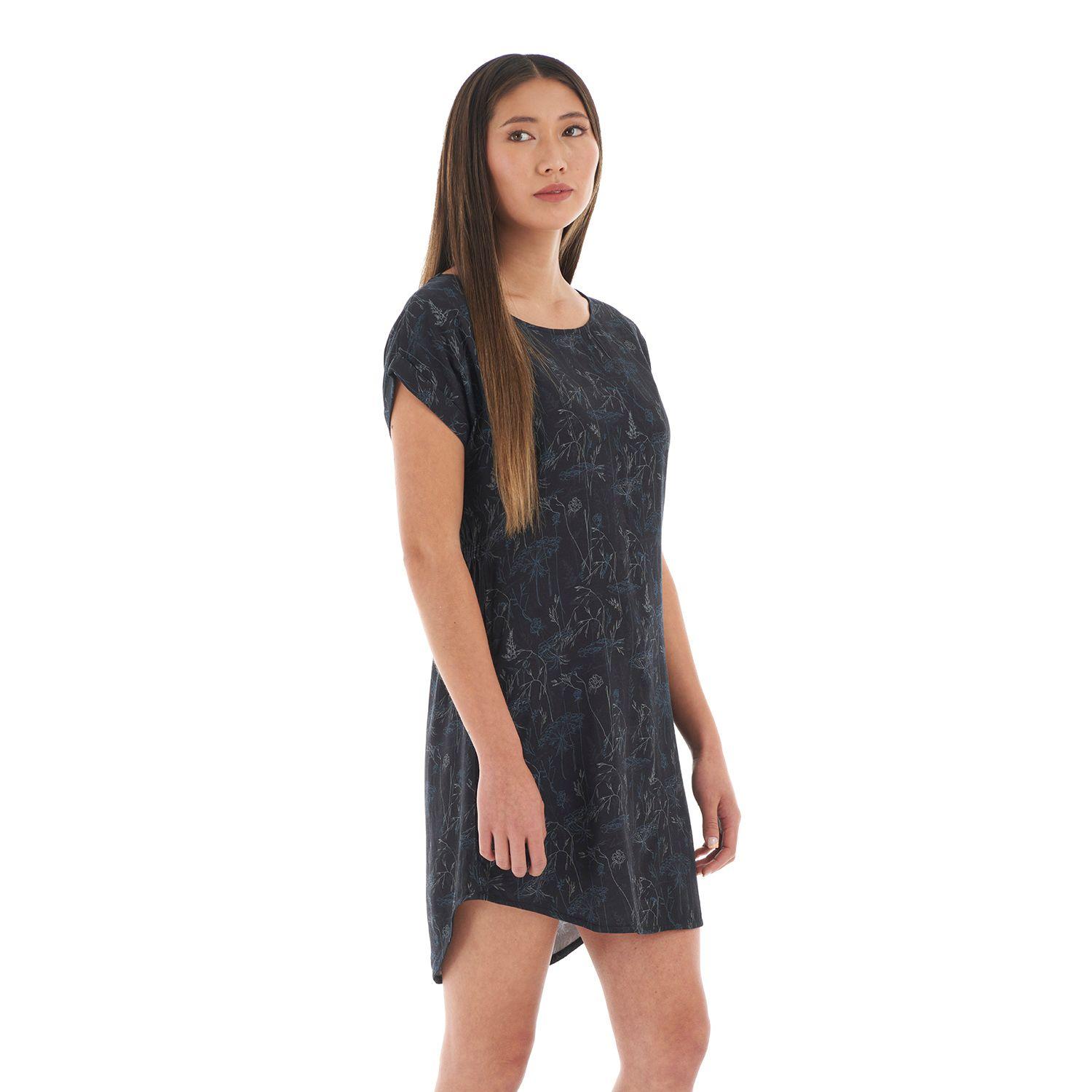 Vestido Mujer Sheer Dress Print negro Lippi-2