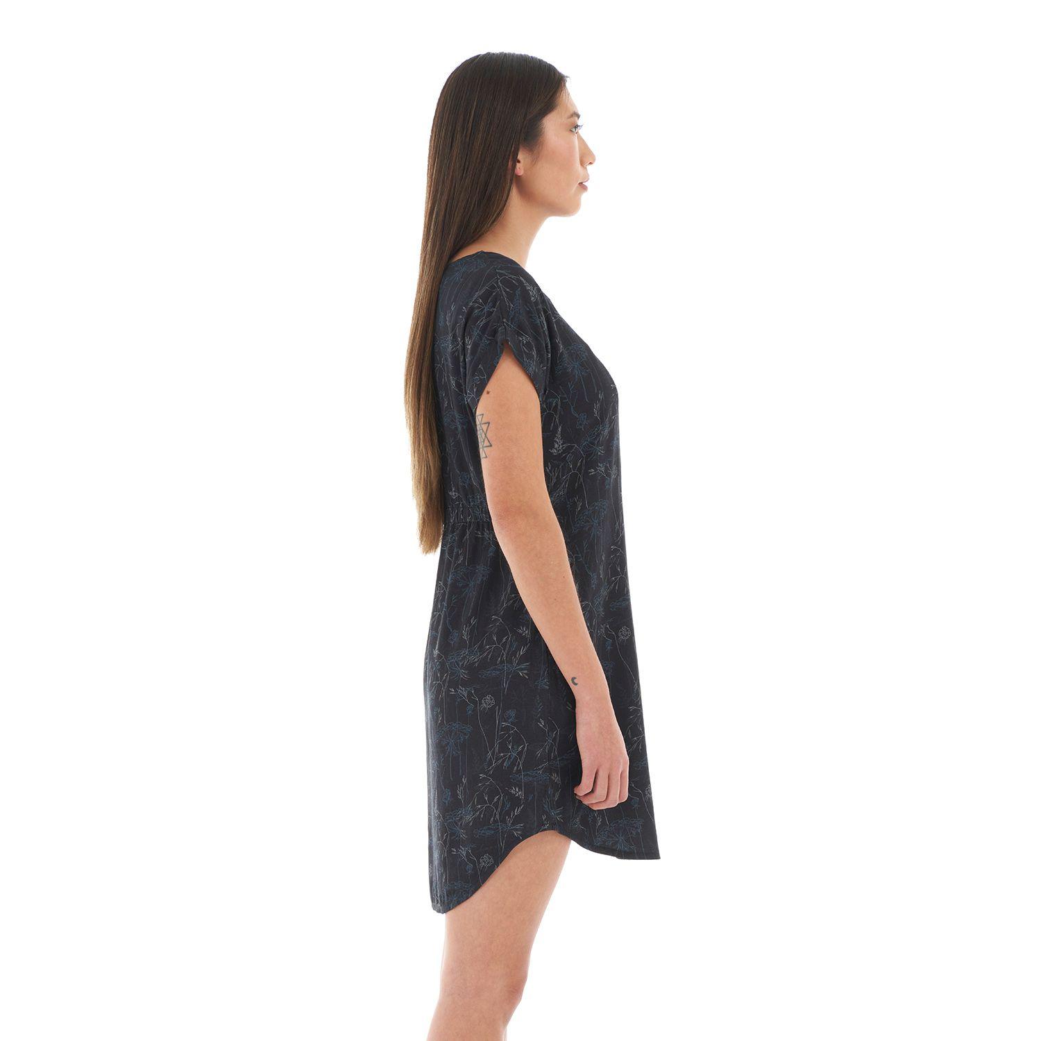 Vestido Mujer Sheer Dress Print negro Lippi-3