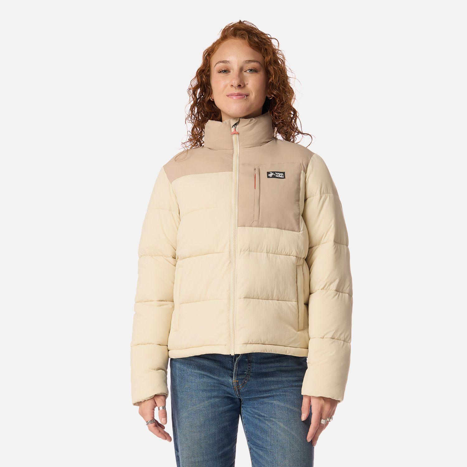 Chaqueta Mujer Aislada Taupe Haka Honu-0