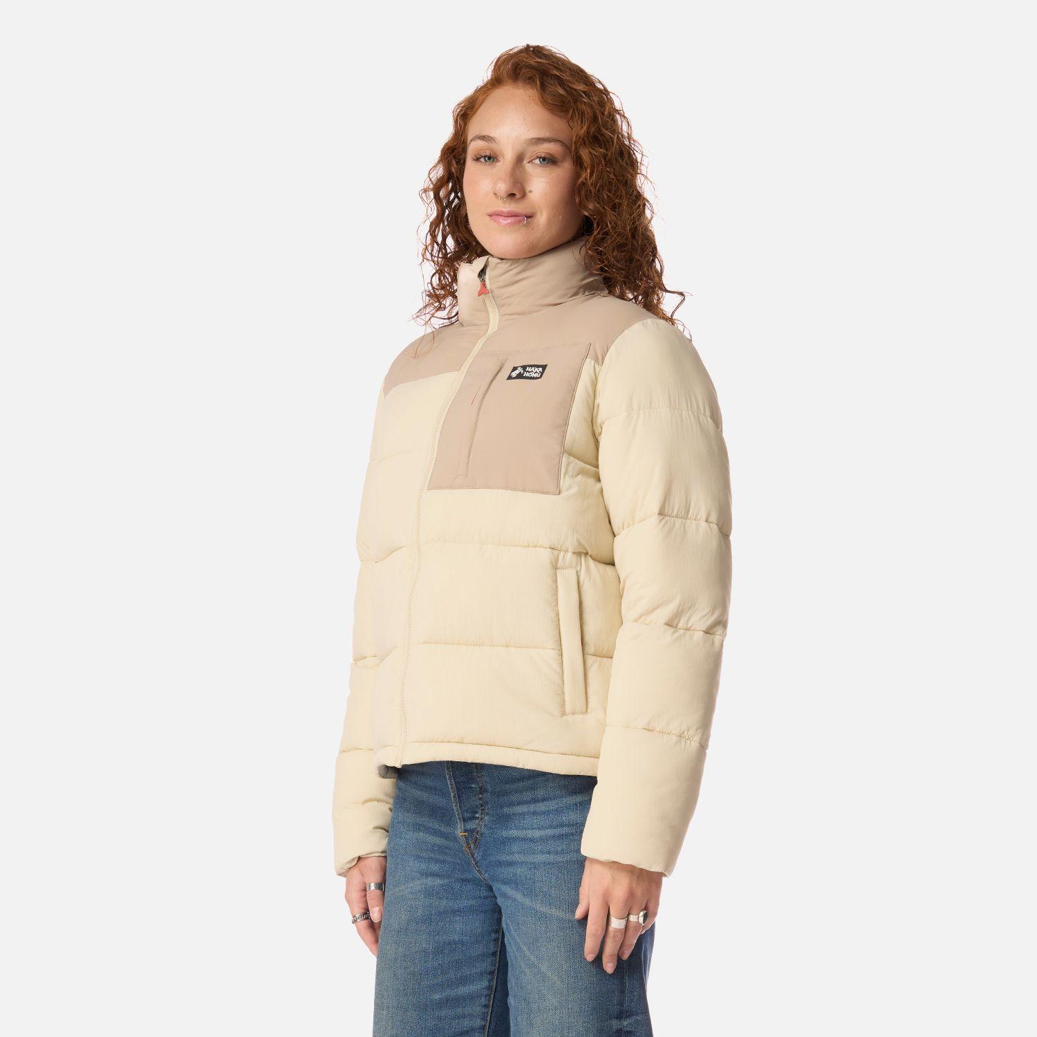 Chaqueta Mujer Aislada Taupe Haka Honu-1