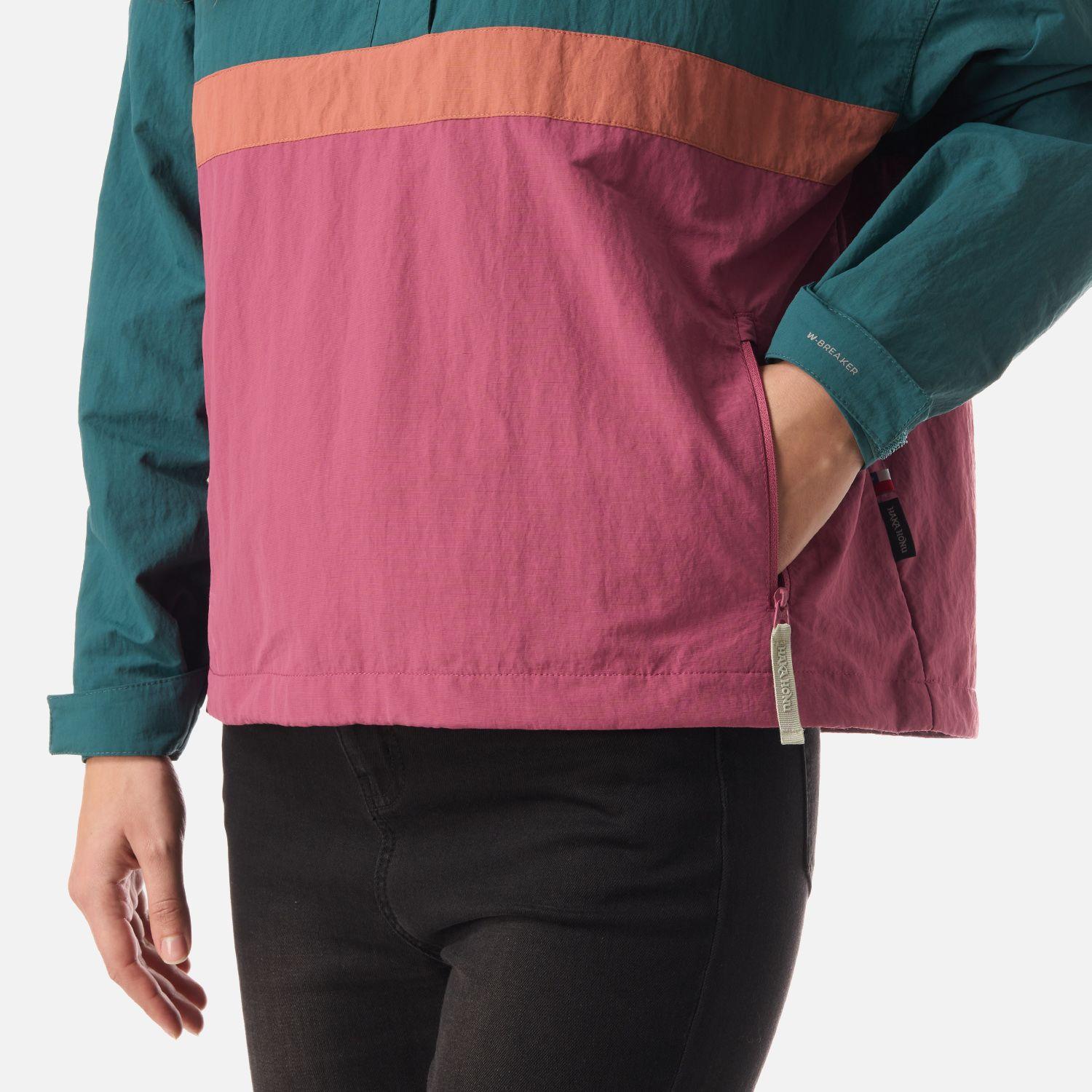 Chaqueta Mujer Hija Del Viento 14 Zip Petroleo Haka Honu V26-4