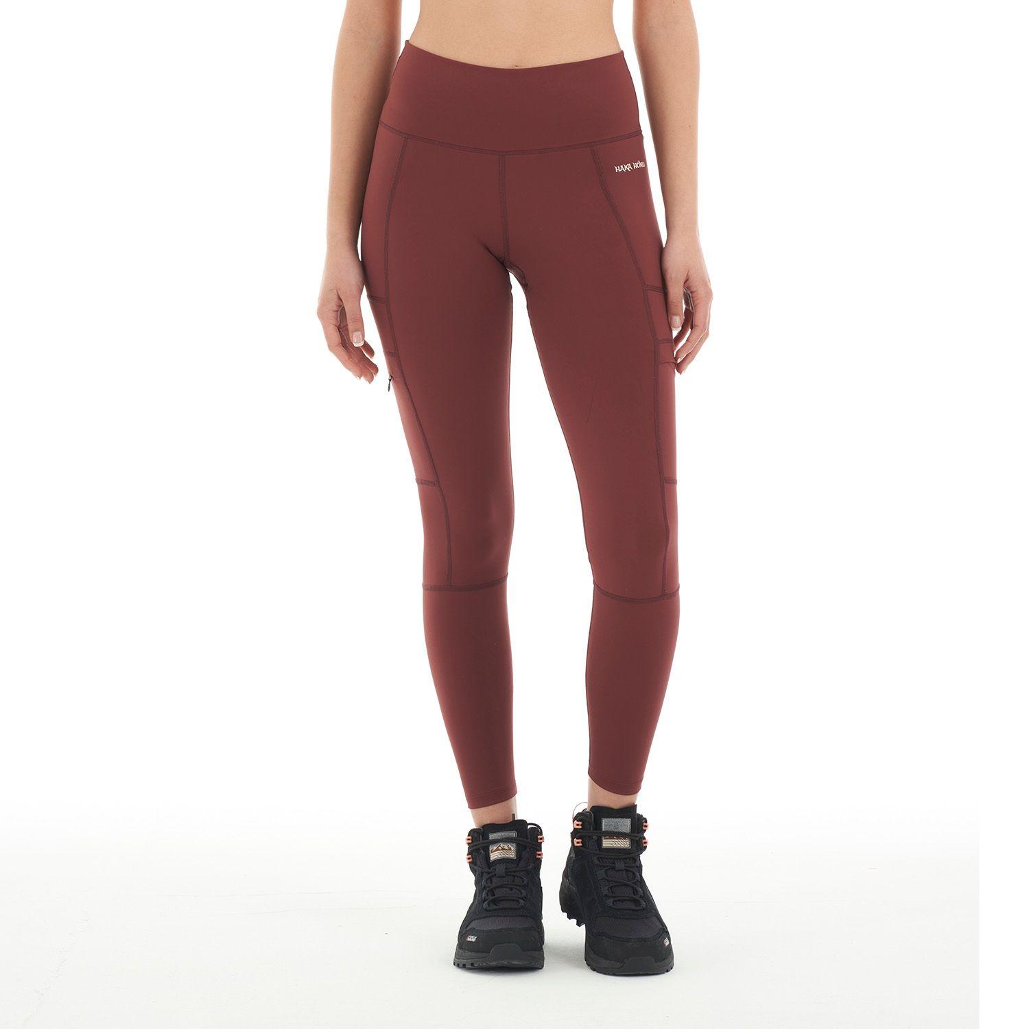 Calza Mujer Pampa Burdeo Haka Honu V22-1