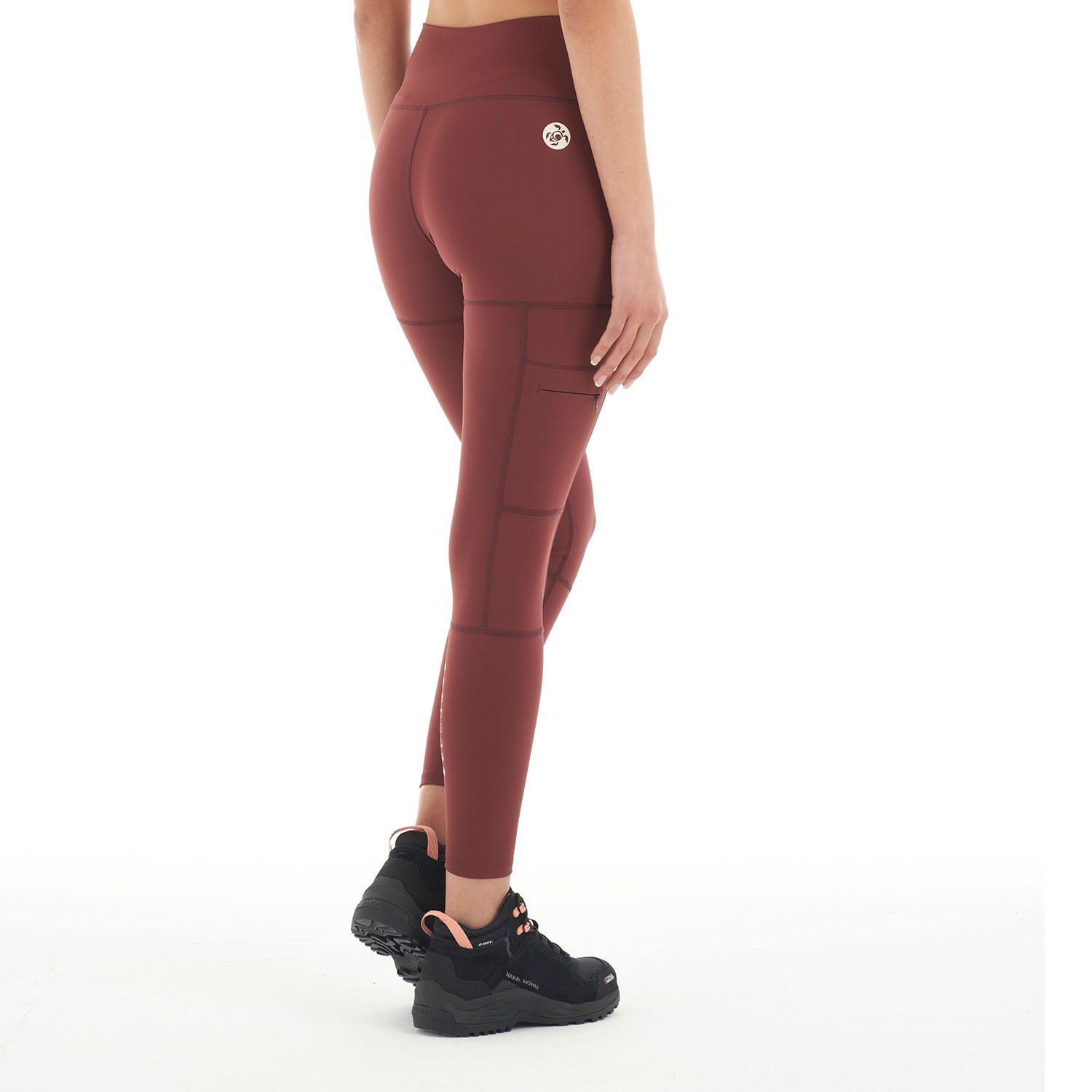 Calza Mujer Pampa Burdeo Haka Honu V22-4