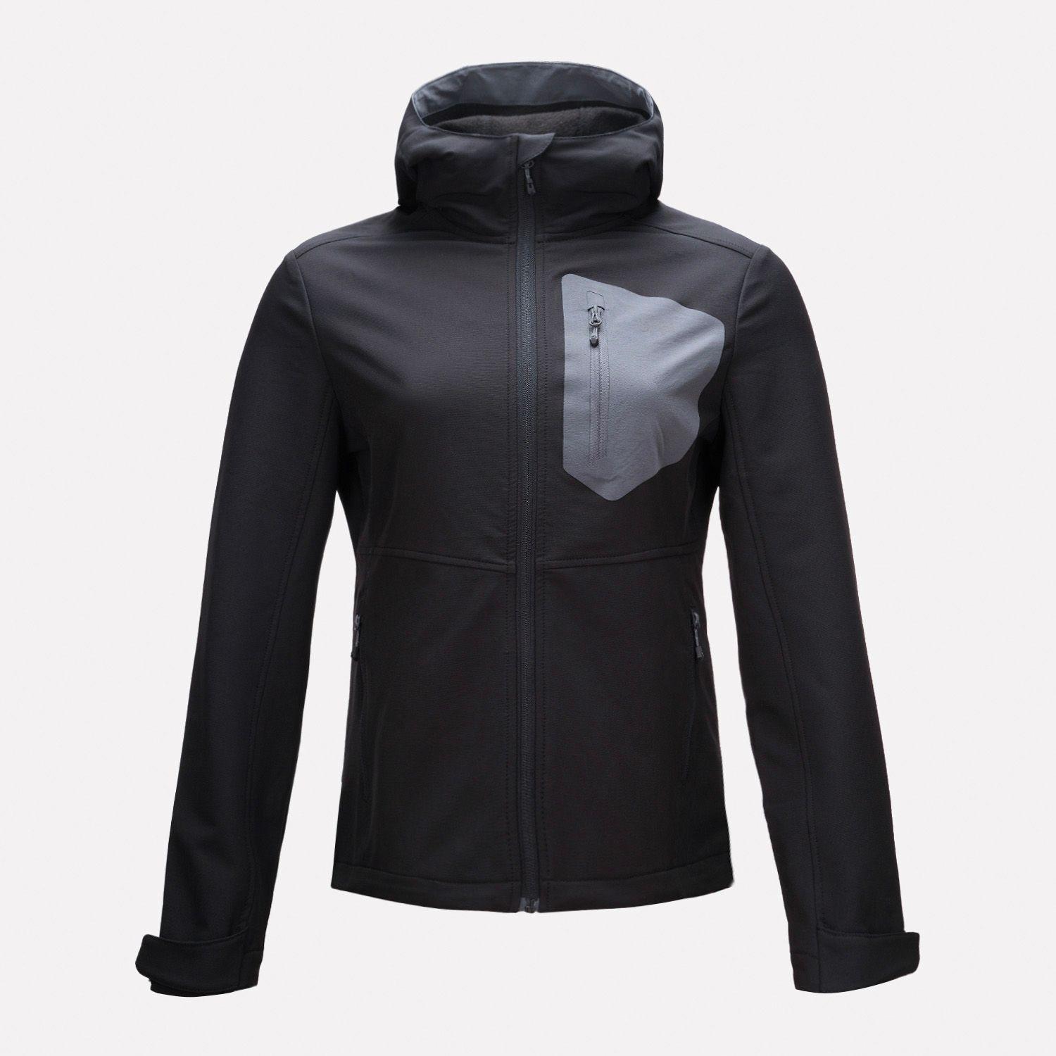 Chaqueta Mujer Seek Softshell Hoody Jacket Negro Lippi I22-0