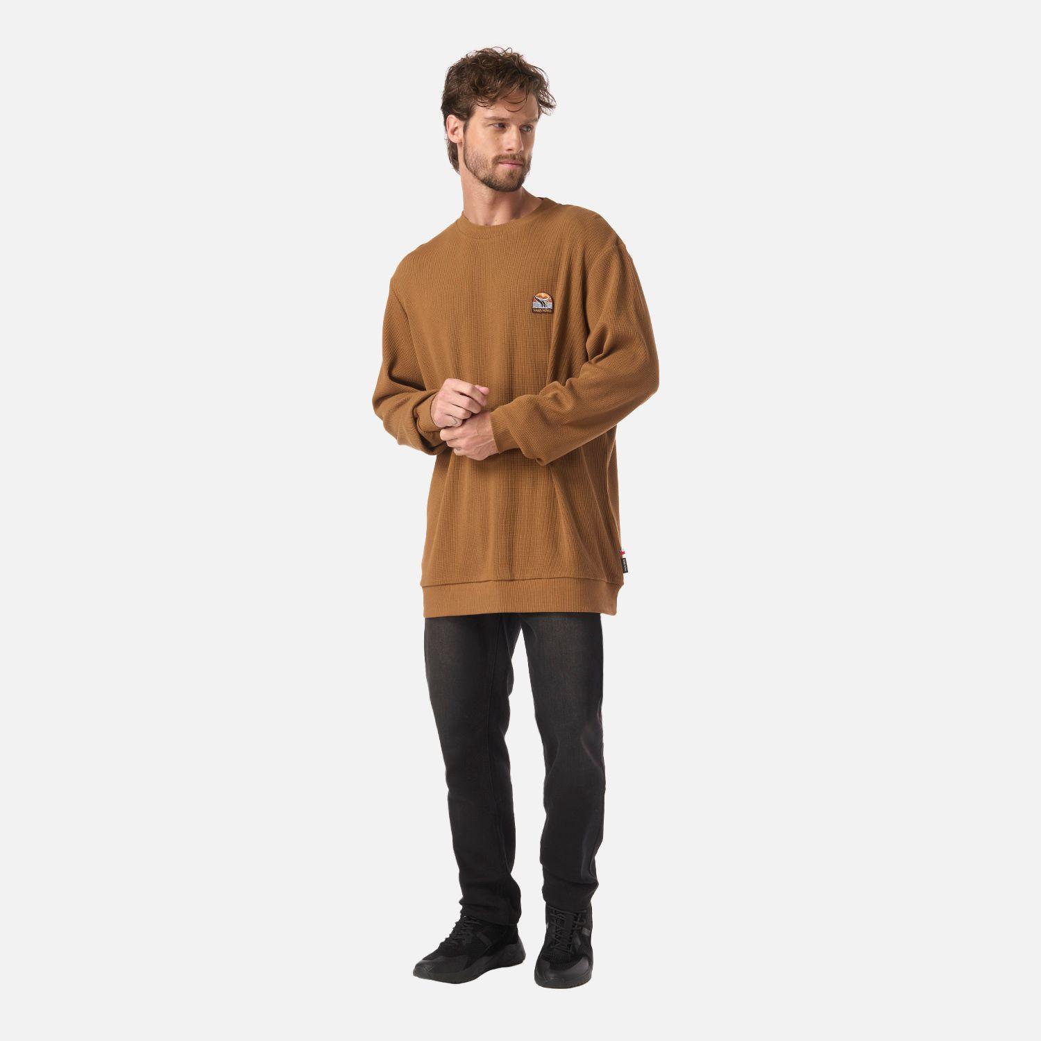 Polerón Hombre Eclipse Mostaza Oscuro Haka Honu V26-4