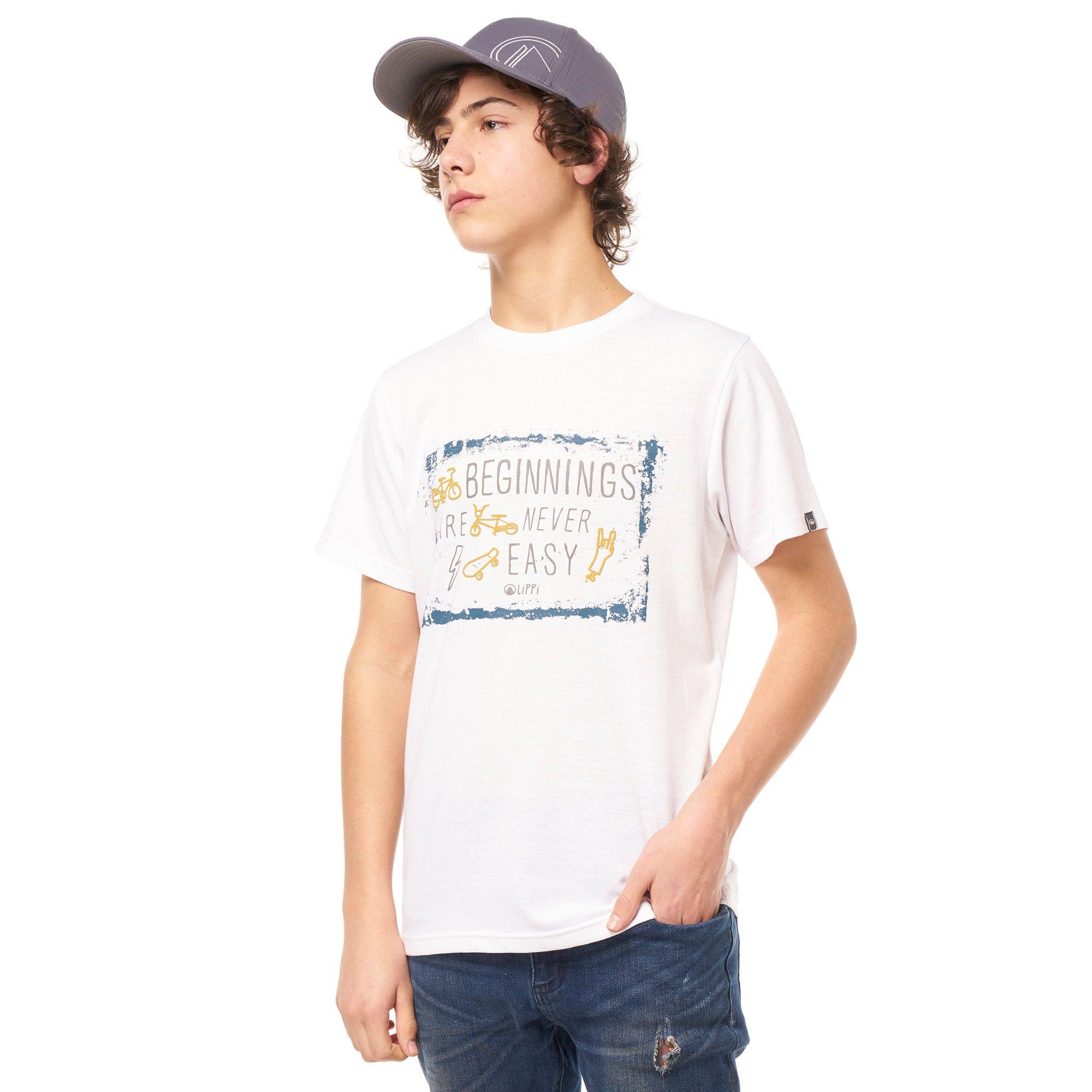 Polera Teen Boy Riders UV-Stop T-Shirt Mostaza Lippi-2