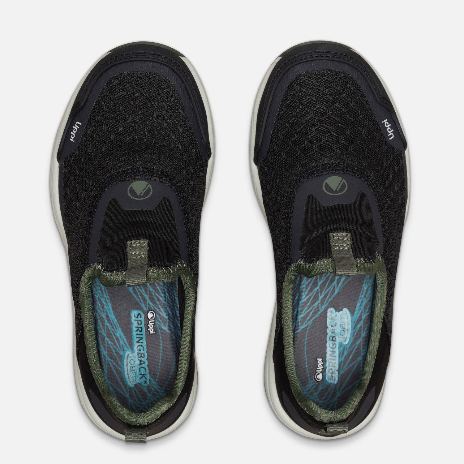 Zapatilla Niño Panal Kids Negro / Verde Lippi V26-5