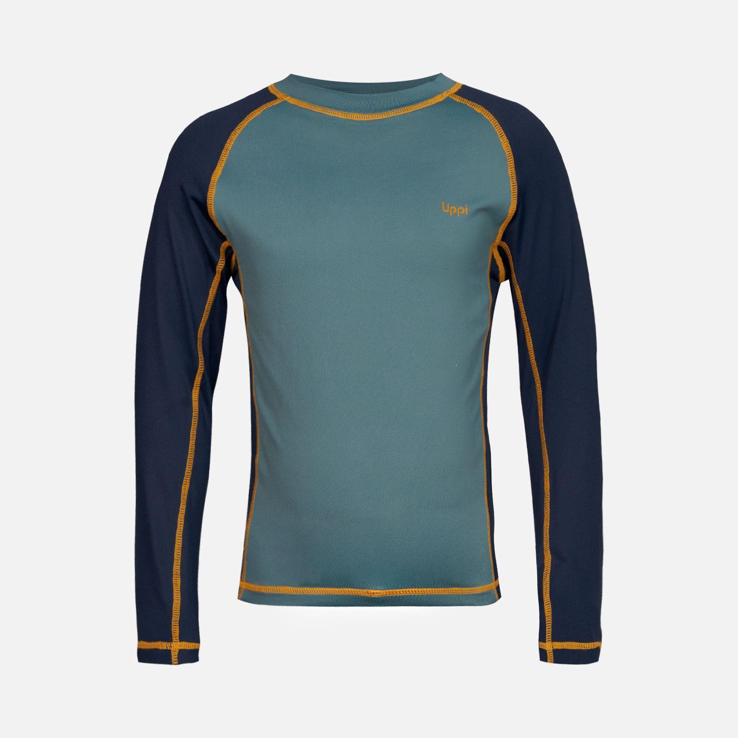 Polera Niño Sun Pro Long Sleeve UV-Stop T-Shirt Verde Botella Lippi-0